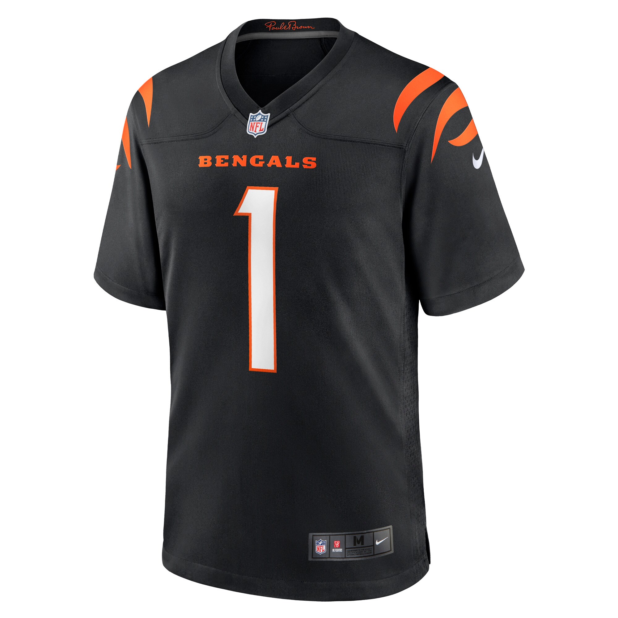 Ja’Marr Chase Cincinnati Bengals Nike Game Jersey – Black Clowdercats