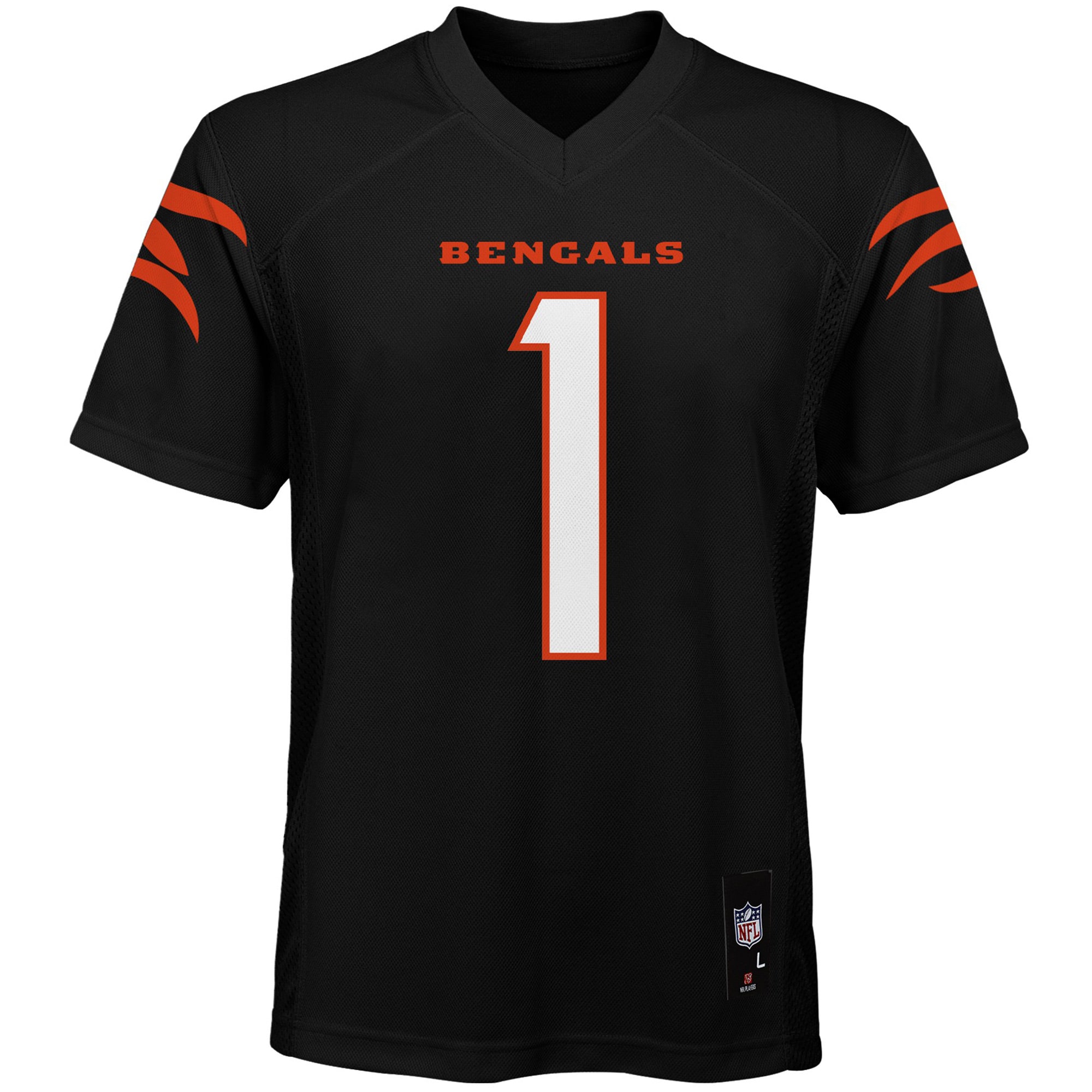 Ja’Marr Chase Cincinnati Bengals Youth Replica Player Jersey – Black Clowdercats