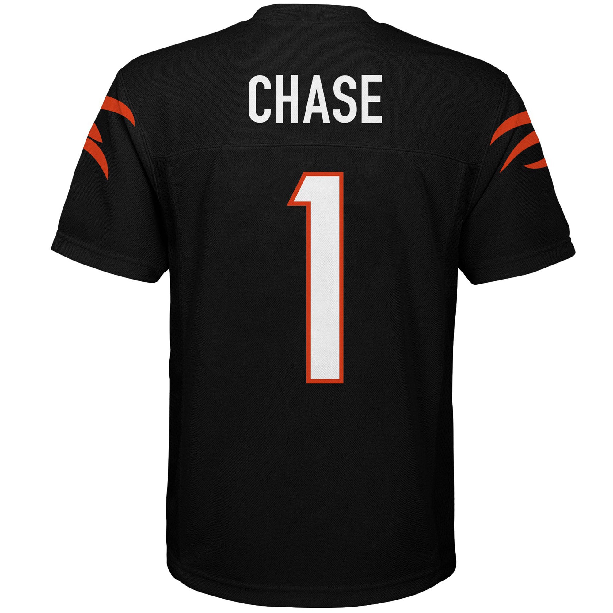 Ja’Marr Chase Cincinnati Bengals Youth Replica Player Jersey – Black Clowdercats