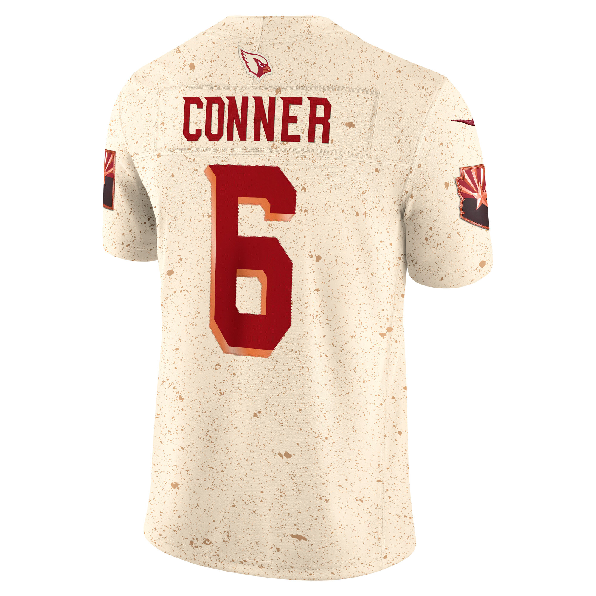 James Conner Arizona Cardinals Nike 2025 Rivalries Collection Limited Jersey – Natural Clowdercats