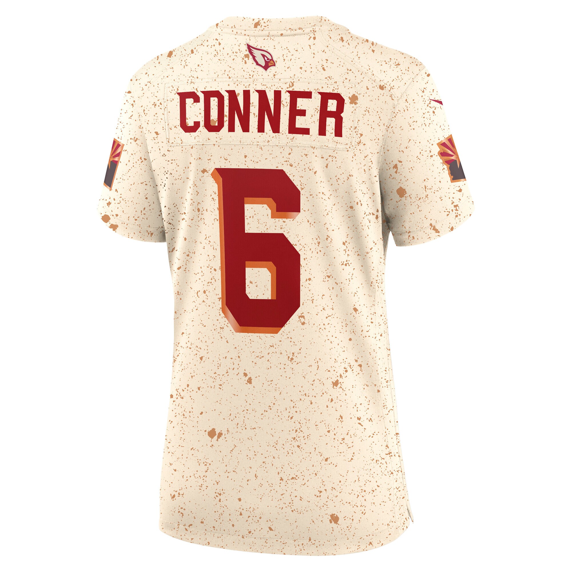 James Conner Arizona Cardinals Nike Women’s 2025 Rivalries Collection Game Jersey – Natural Clowdercats