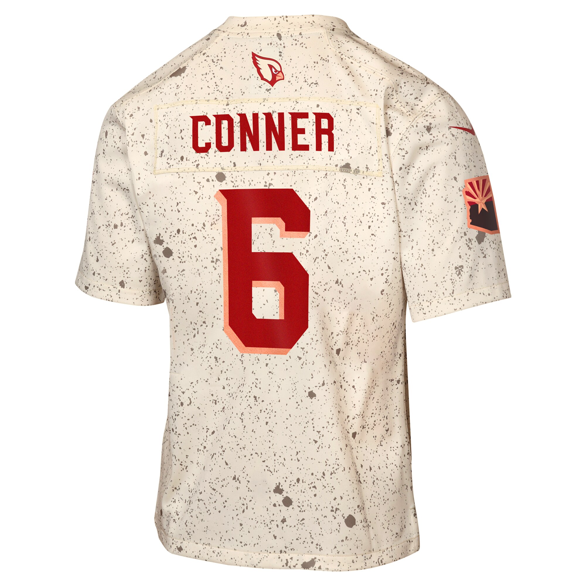 James Conner Arizona Cardinals Nike Youth 2025 Rivalries Collection Game Jersey – Natural Clowdercats