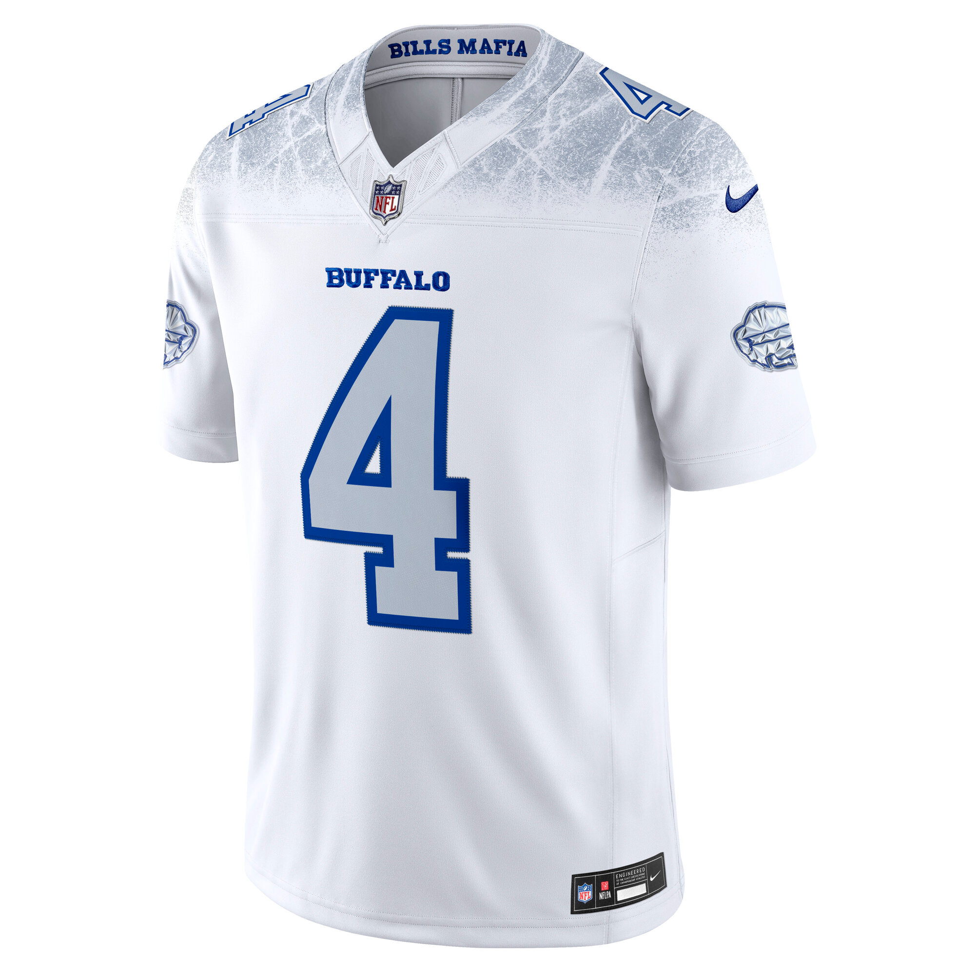 James Cook III Buffalo Bills Nike 2025 Rivalries Collection Limited Jersey – White Clowdercats