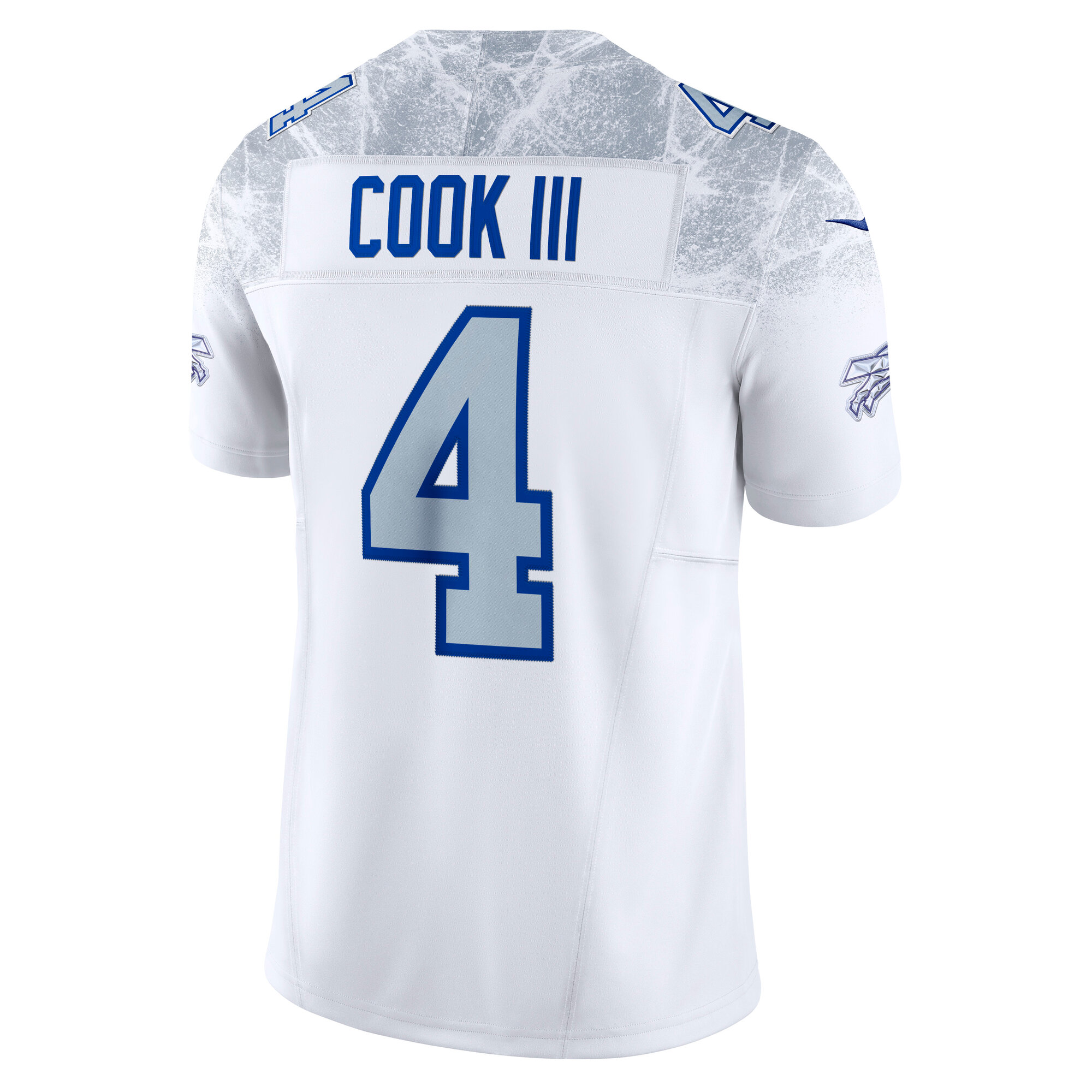 James Cook III Buffalo Bills Nike 2025 Rivalries Collection Limited Jersey – White Clowdercats