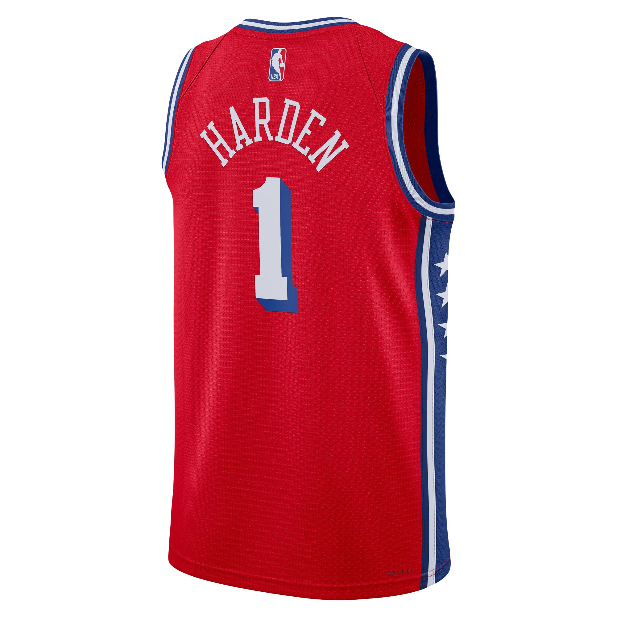 James Harden Philadelphia 76ers Jordan Brand Unisex Swingman Jersey – Statement Edition – Red Clowdercats