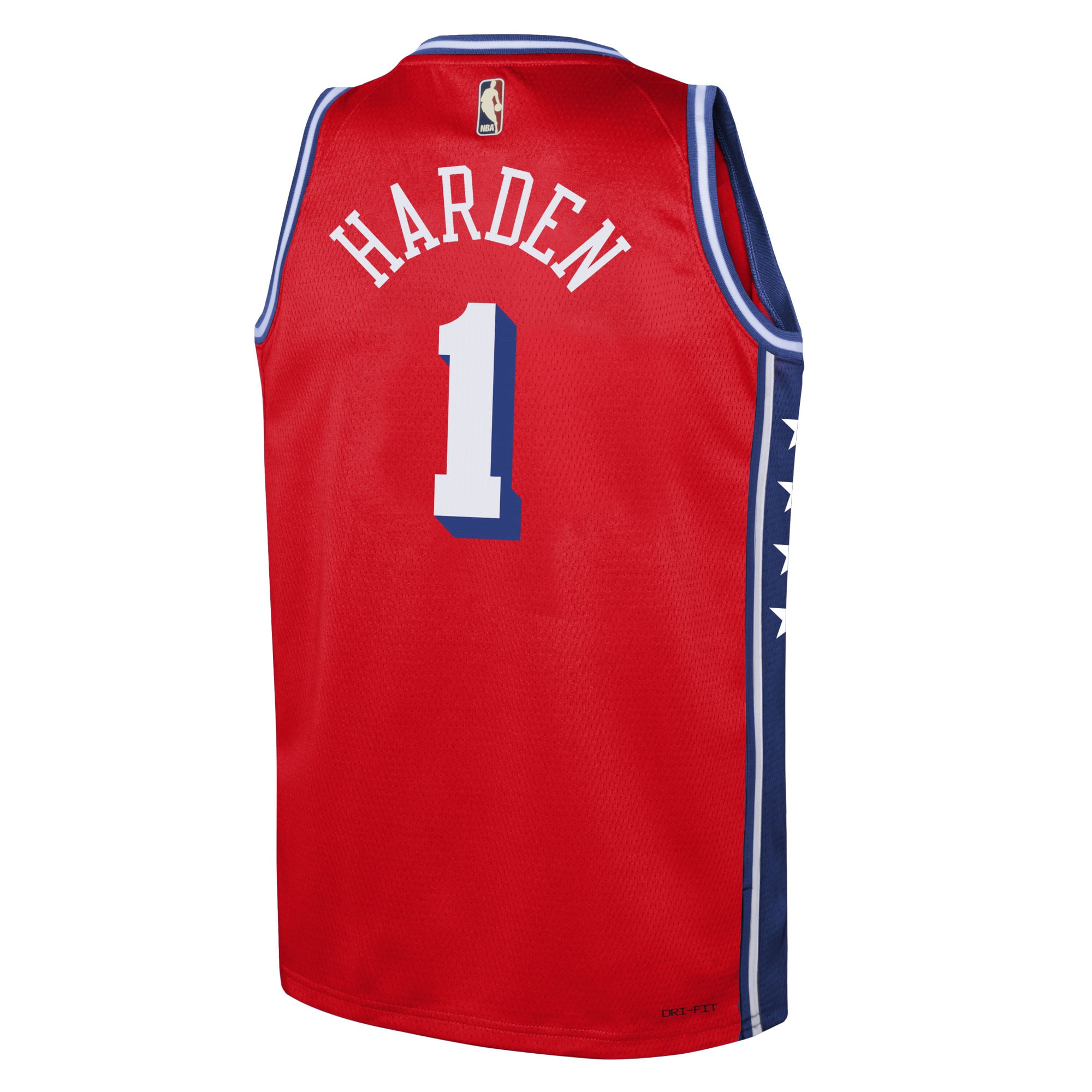 James Harden Philadelphia 76ers Jordan Brand Youth Swingman Jersey – Statement Edition – Red Clowdercats