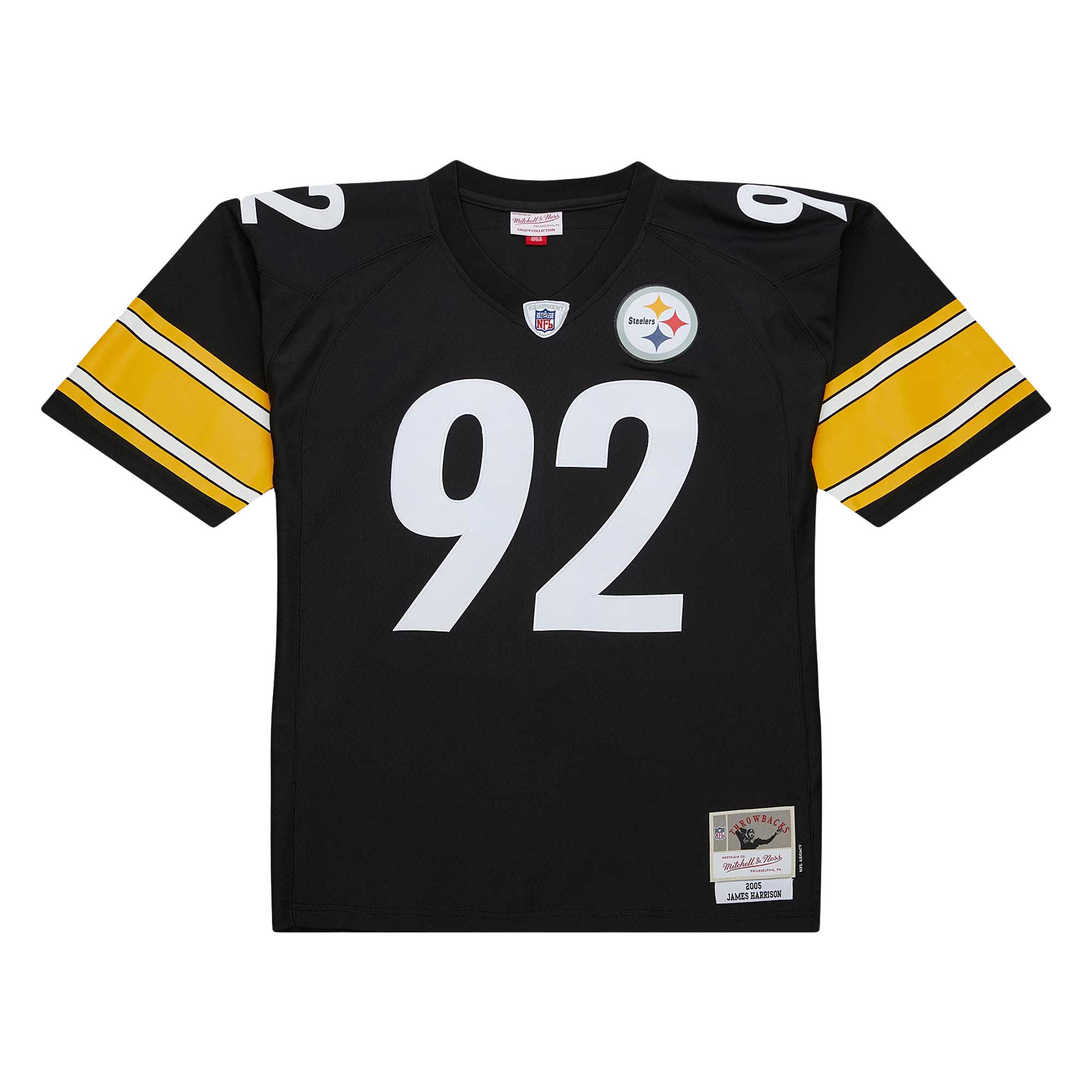 James Harrison Pittsburgh Steelers Mitchell & Ness Legacy Replica Jersey – Black Clowdercats