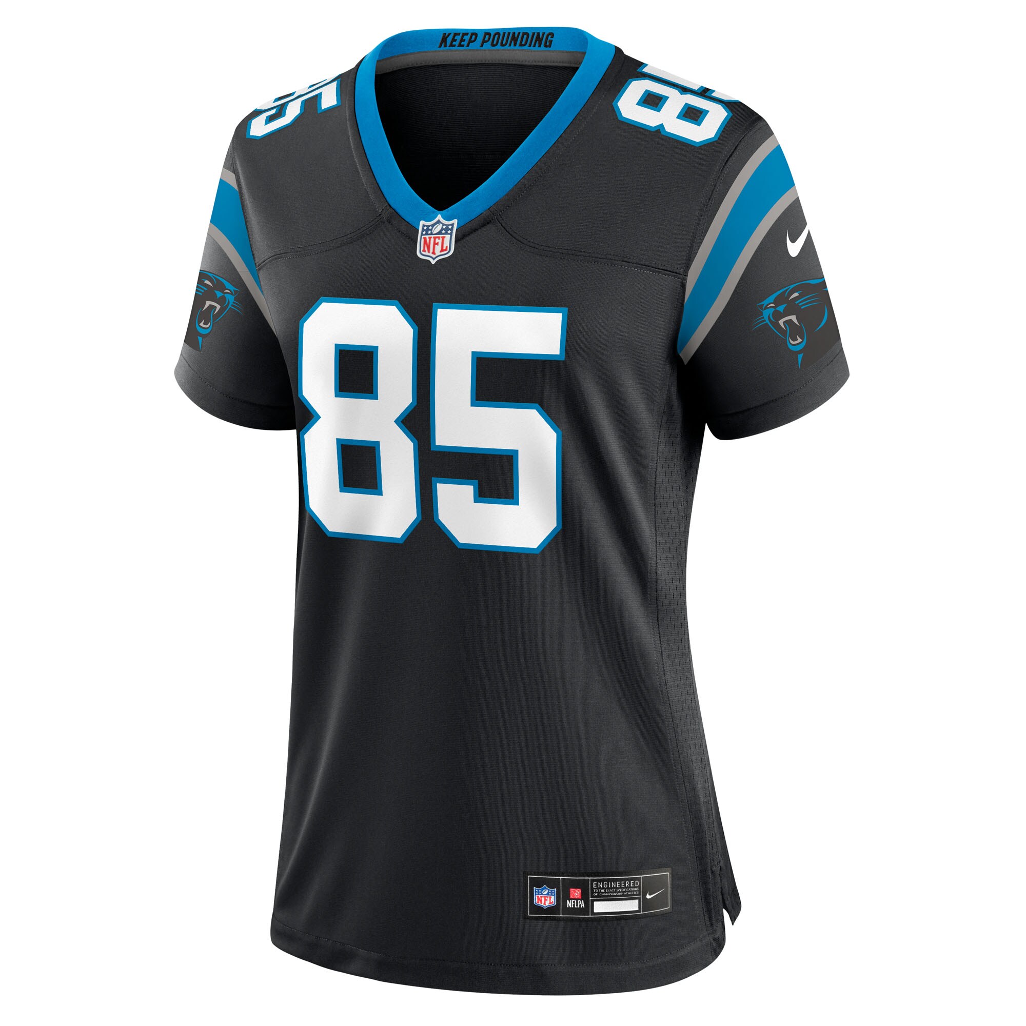 James Mitchell Carolina Panthers Nike Women’s Team Game Jersey – Black Clowdercats