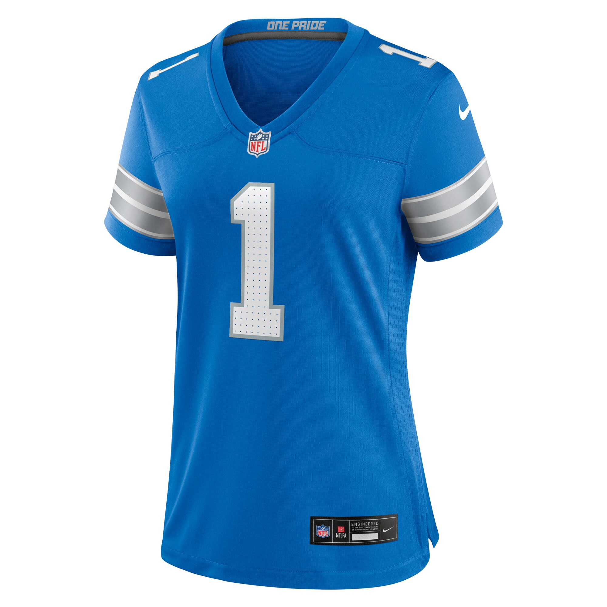 Jameson Williams Detroit Lions Nike Women’s Game Player Jersey – Blue Clowdercats
