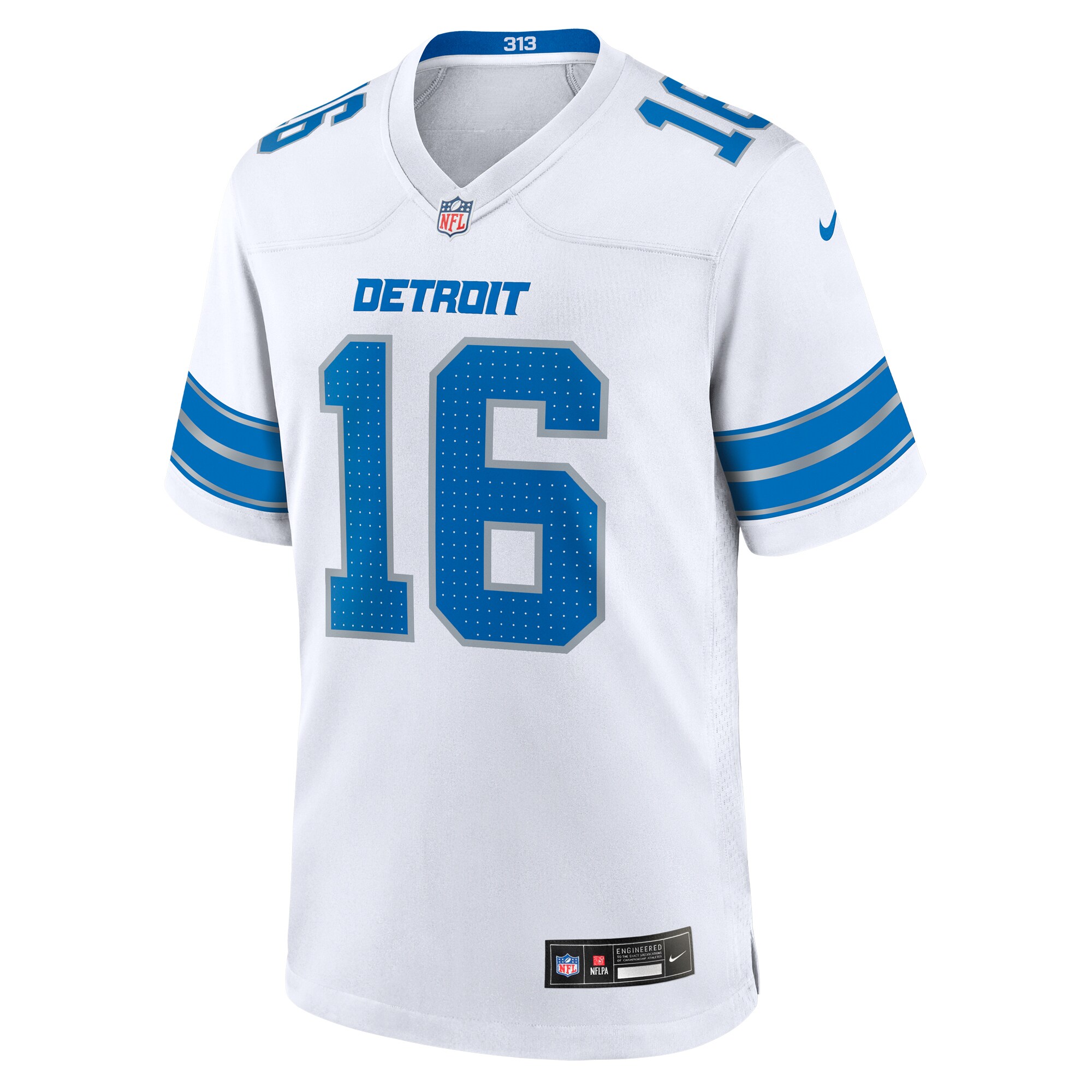 Jared Goff Detroit Lions Nike Game Jersey – White Clowdercats