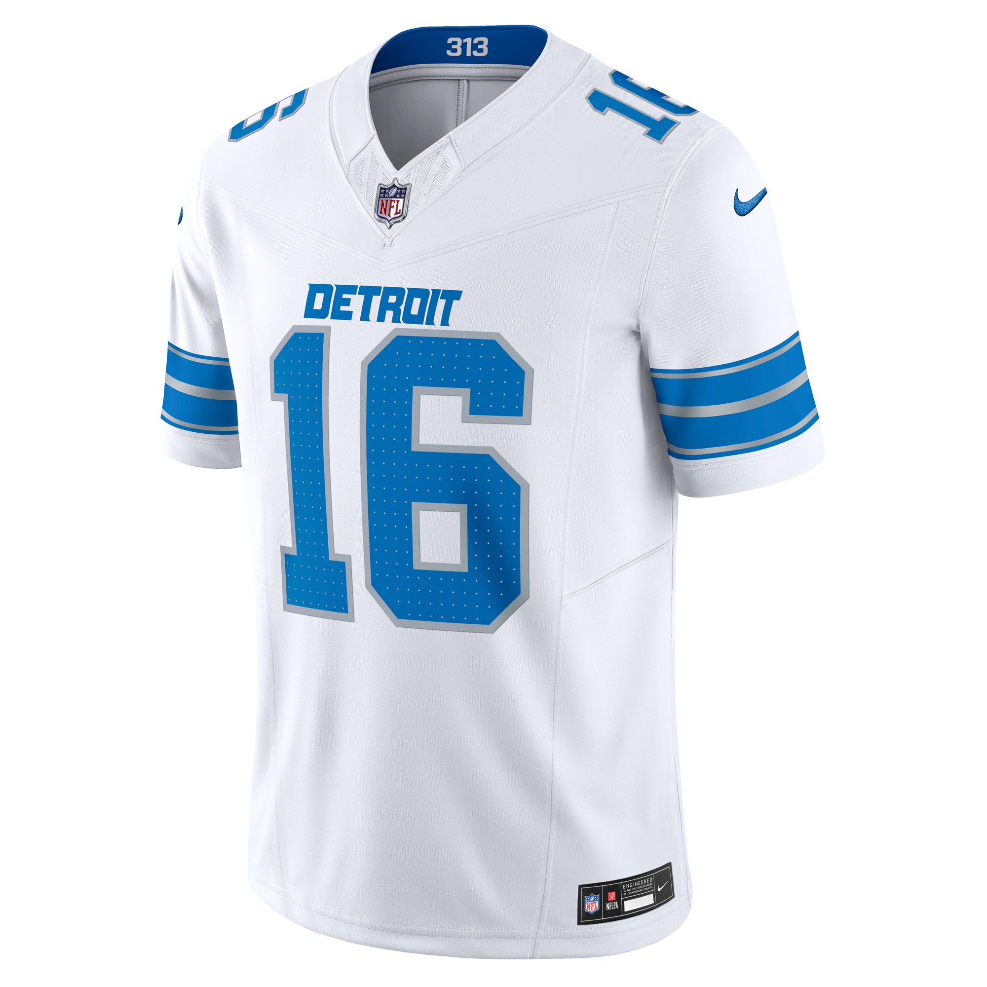 Jared Goff Detroit Lions Nike Vapor F.U.S.E. Limited Jersey – White Clowdercats