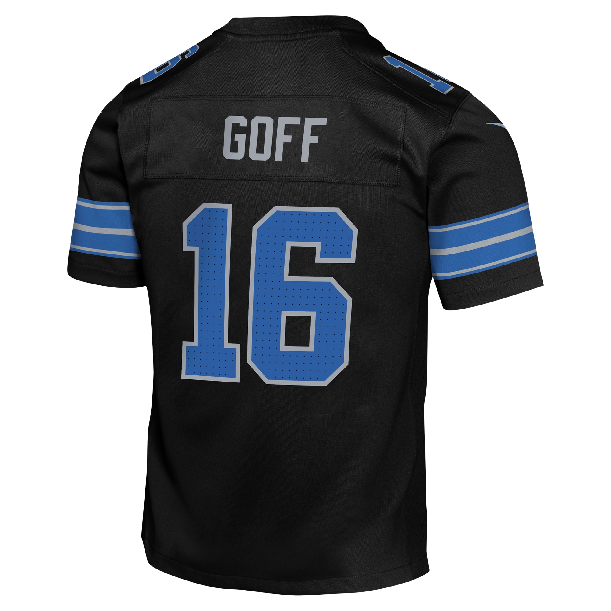 Jared Goff Detroit Lions Nike Youth Game Jersey – Black Clowdercats