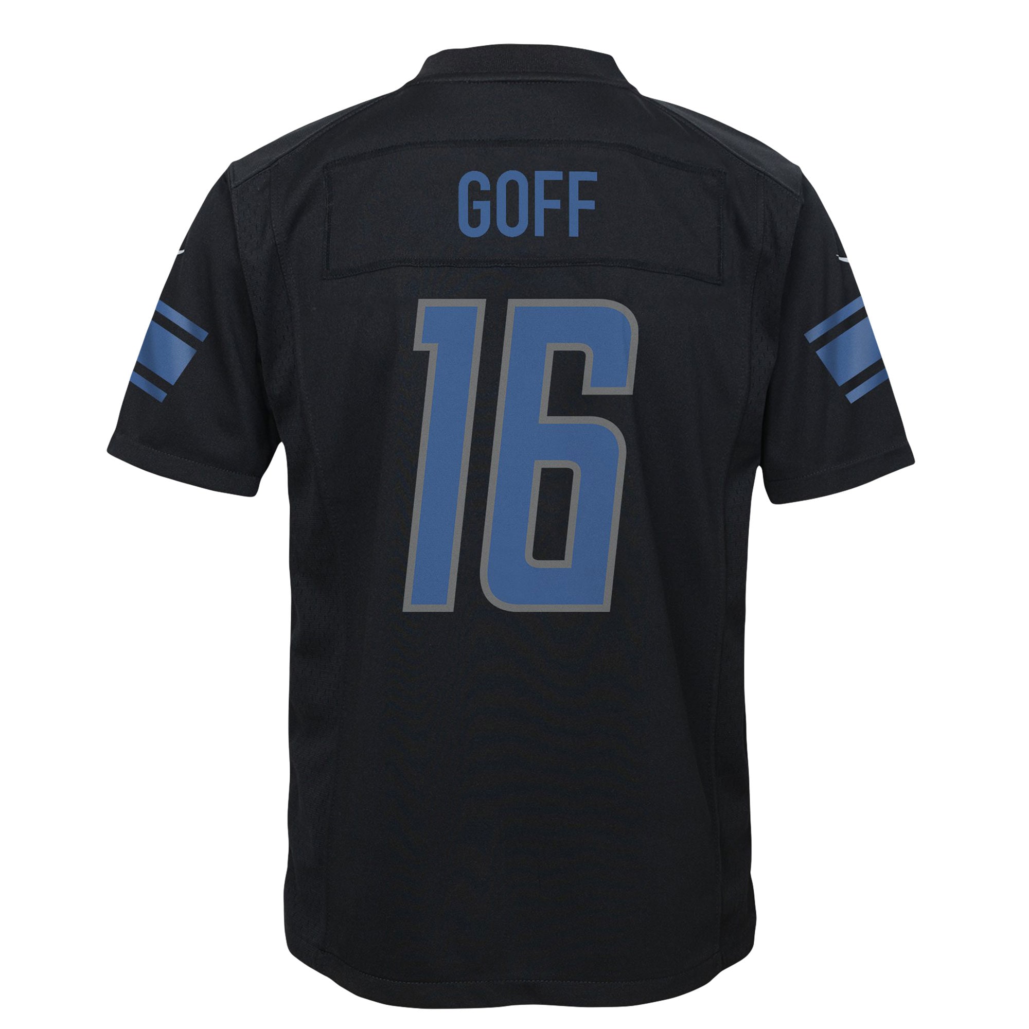 Jared Goff Detroit Lions Nike Youth Game Jersey – Black Clowdercats