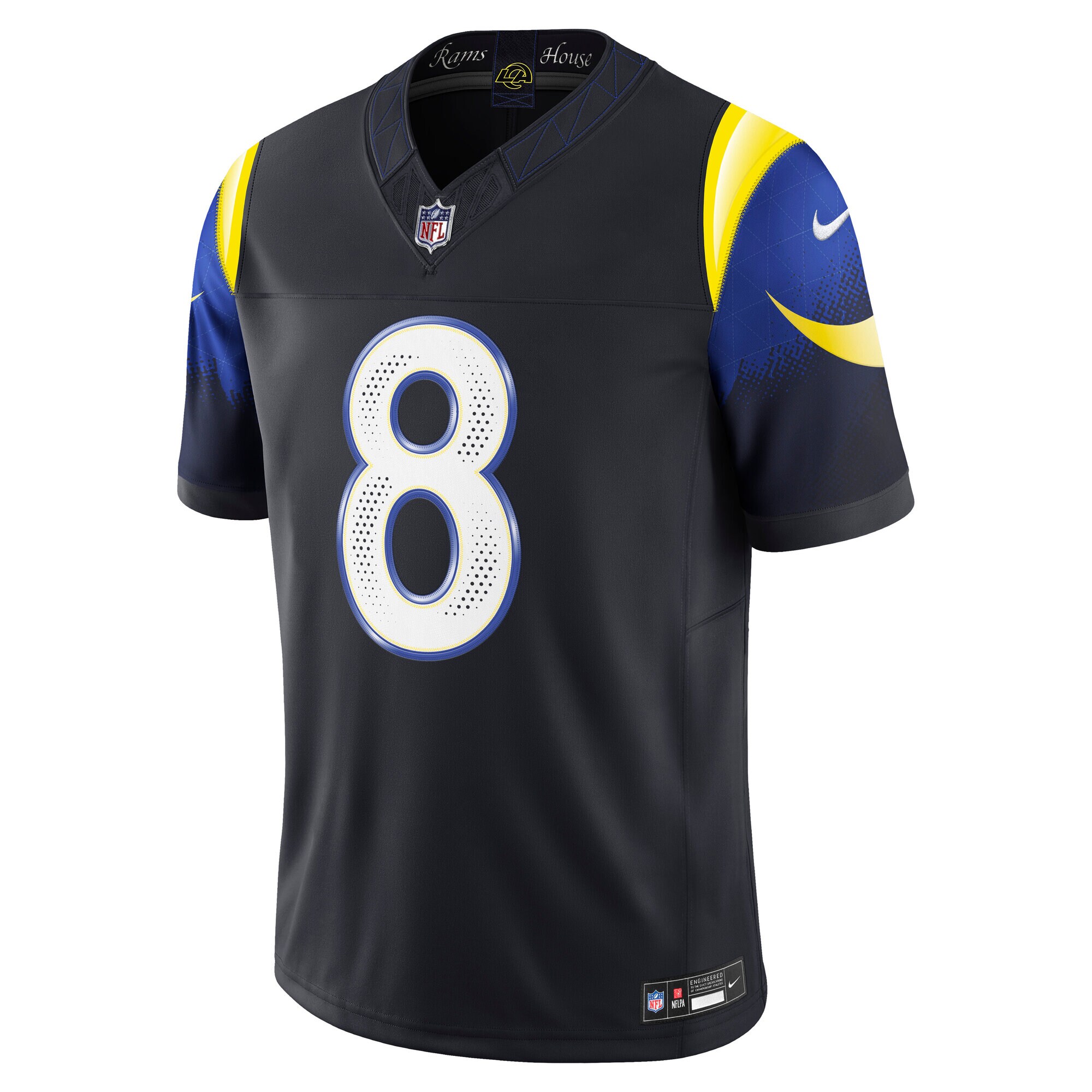 Jared Verse Los Angeles Rams Nike 2025 Rivalries Collection Limited Jersey – Midnight Blue Clowdercats