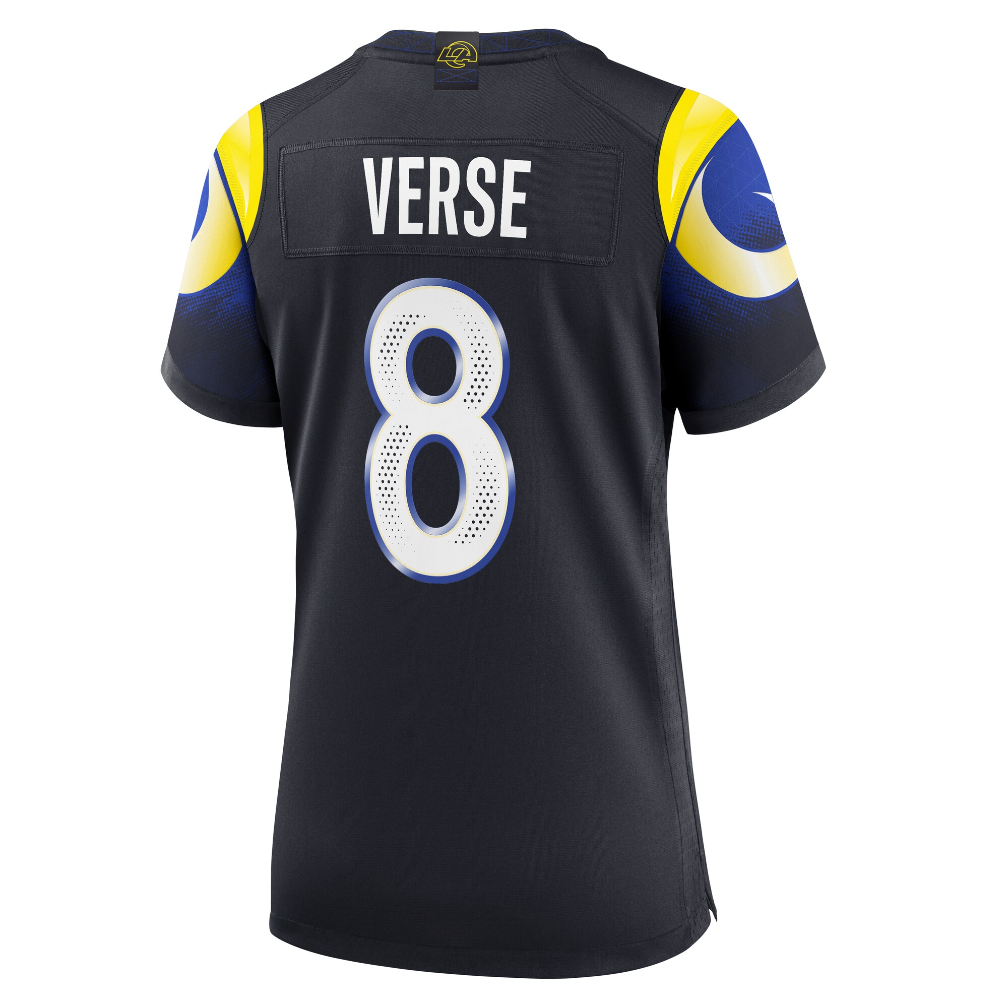 Jared Verse Los Angeles Rams Nike Women’s 2025 Rivalries Collection Game Jersey – Midnight Blue Clowdercats