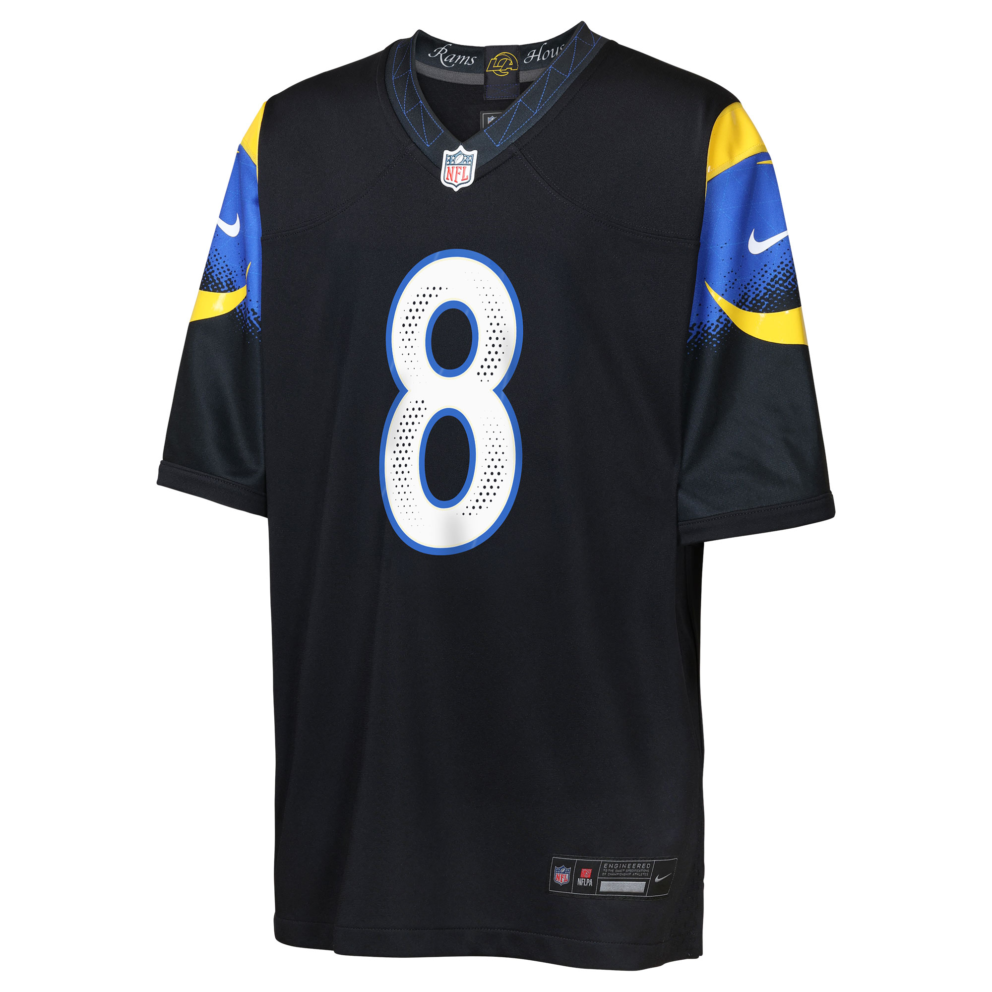Jared Verse Los Angeles Rams Nike Youth 2025 Rivalries Collection Game Jersey – Midnight Blue Clowdercats