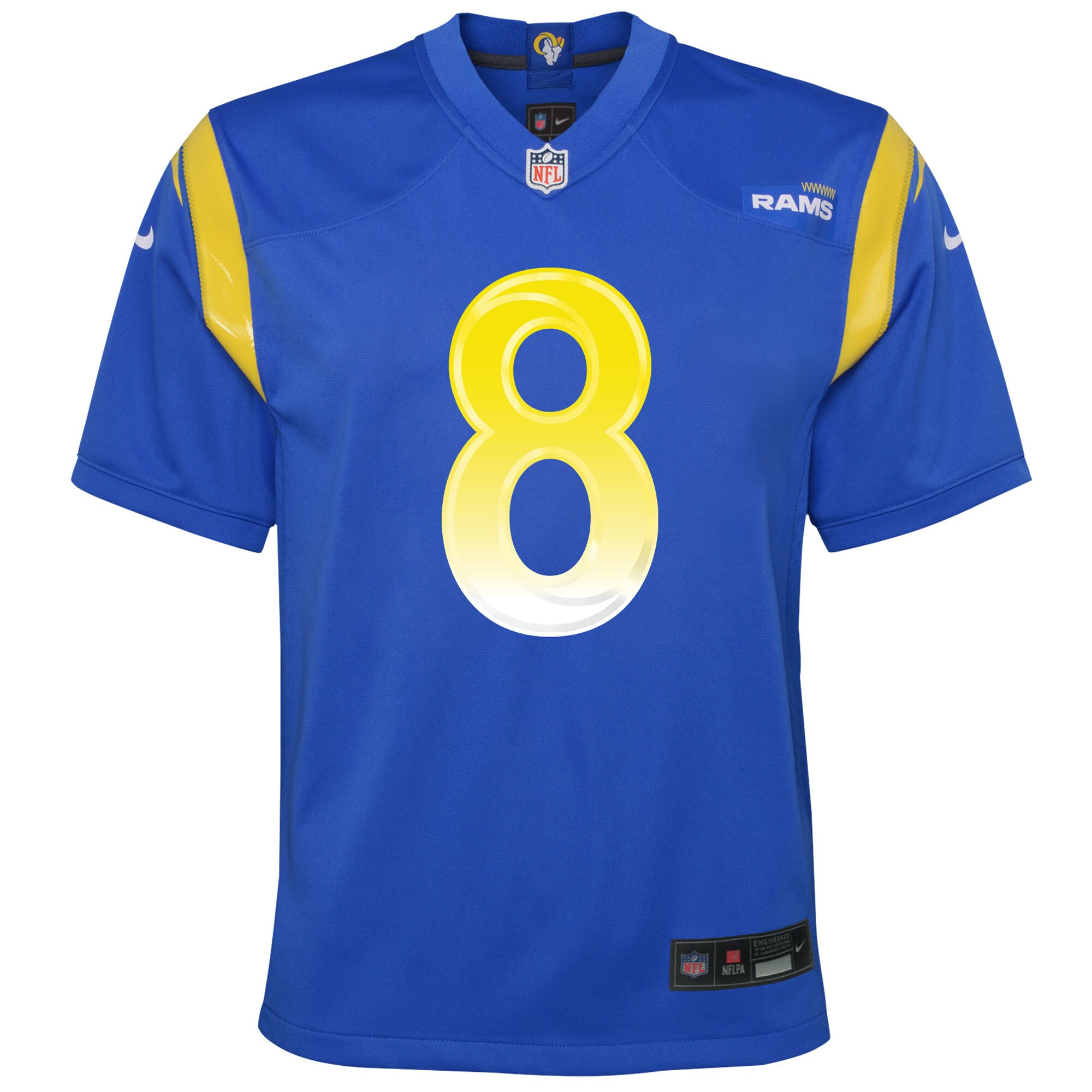 Jared Verse Los Angeles Rams Nike Youth Team Game Jersey – Royal Clowdercats