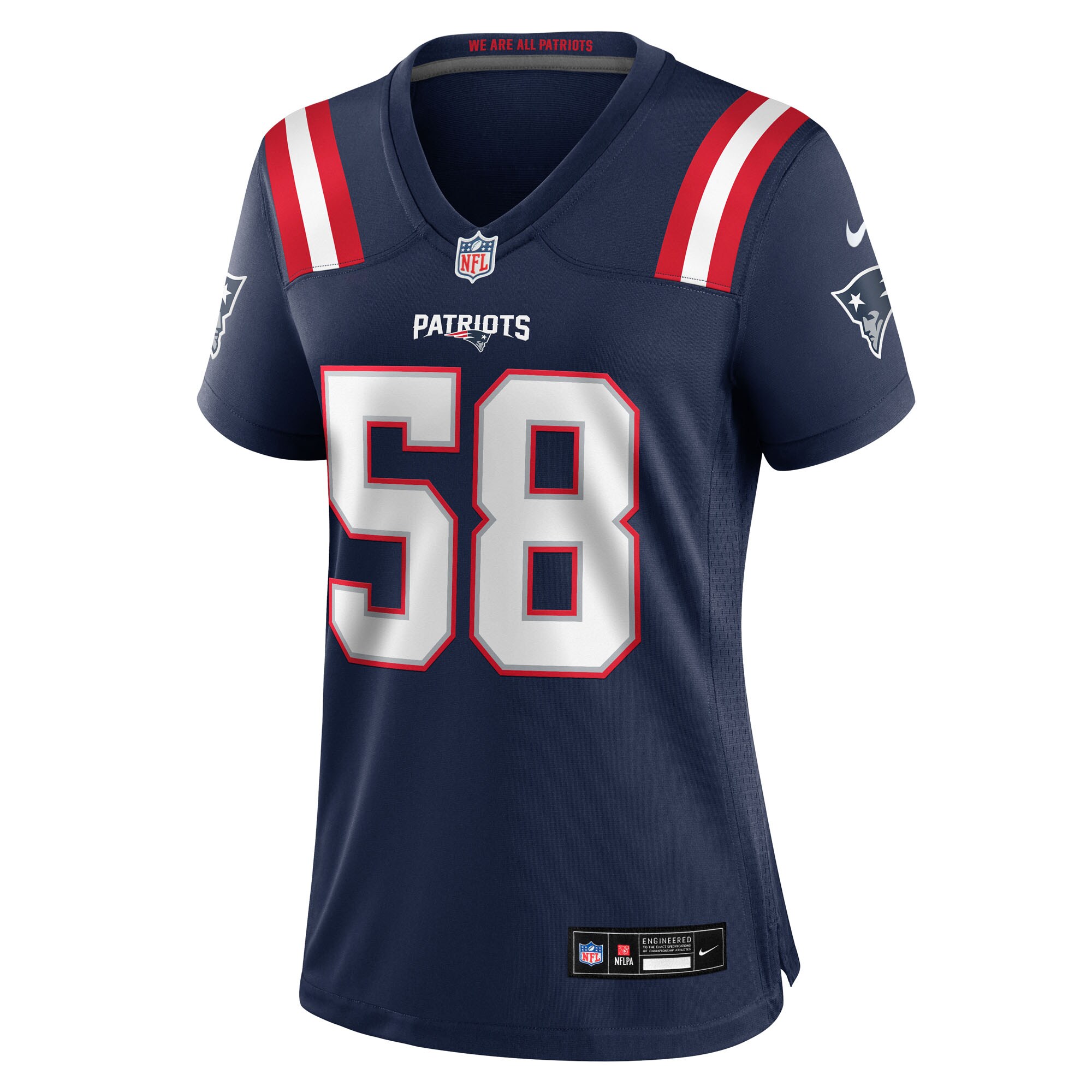 Jared Wilson New England Patriots Nike Women’s Team Game Jersey – Navy Clowdercats