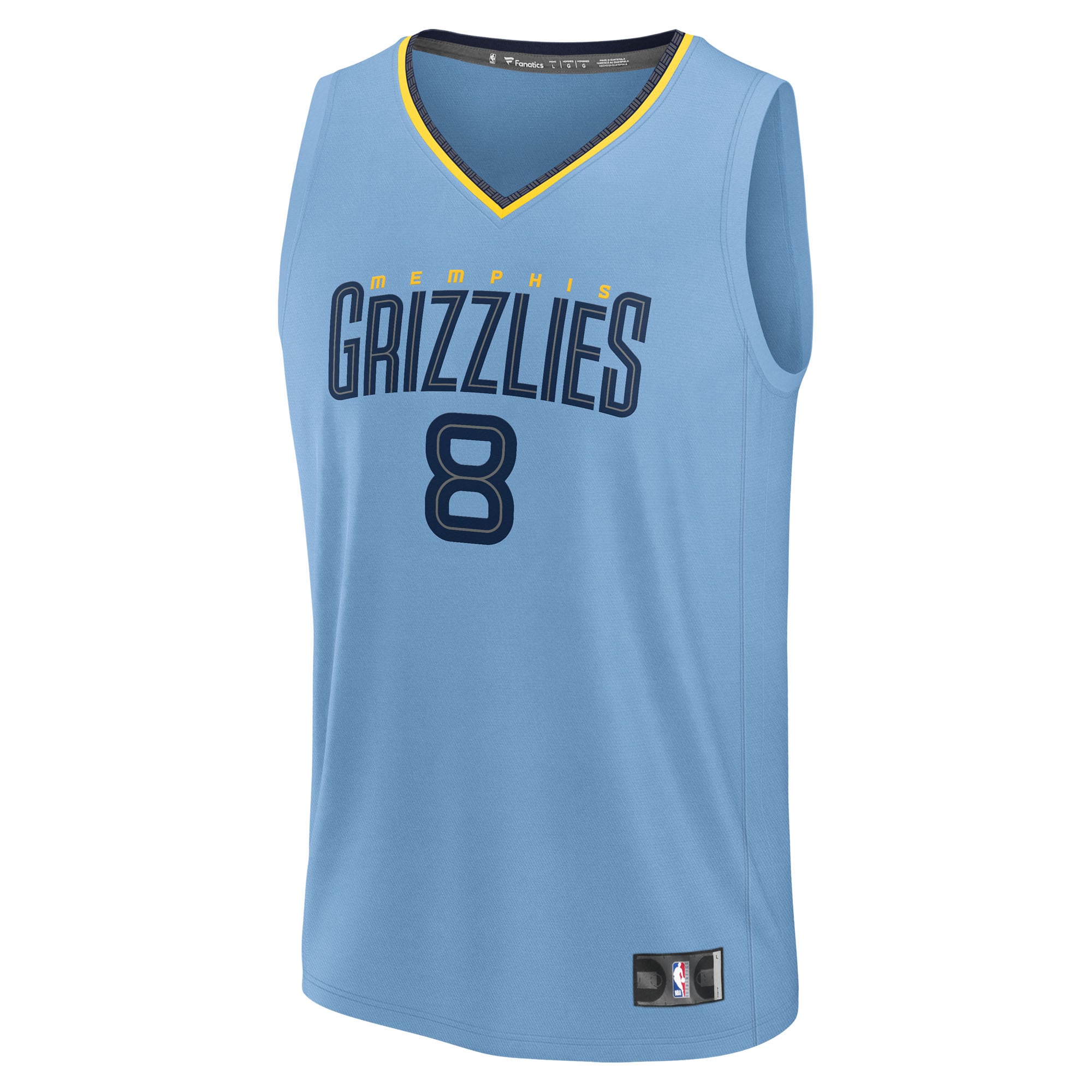 Jaren Jackson Jr. Memphis Grizzlies Fanatics Youth Fast Break Replica Jersey – Light Blue – Statement Edition Clowdercats