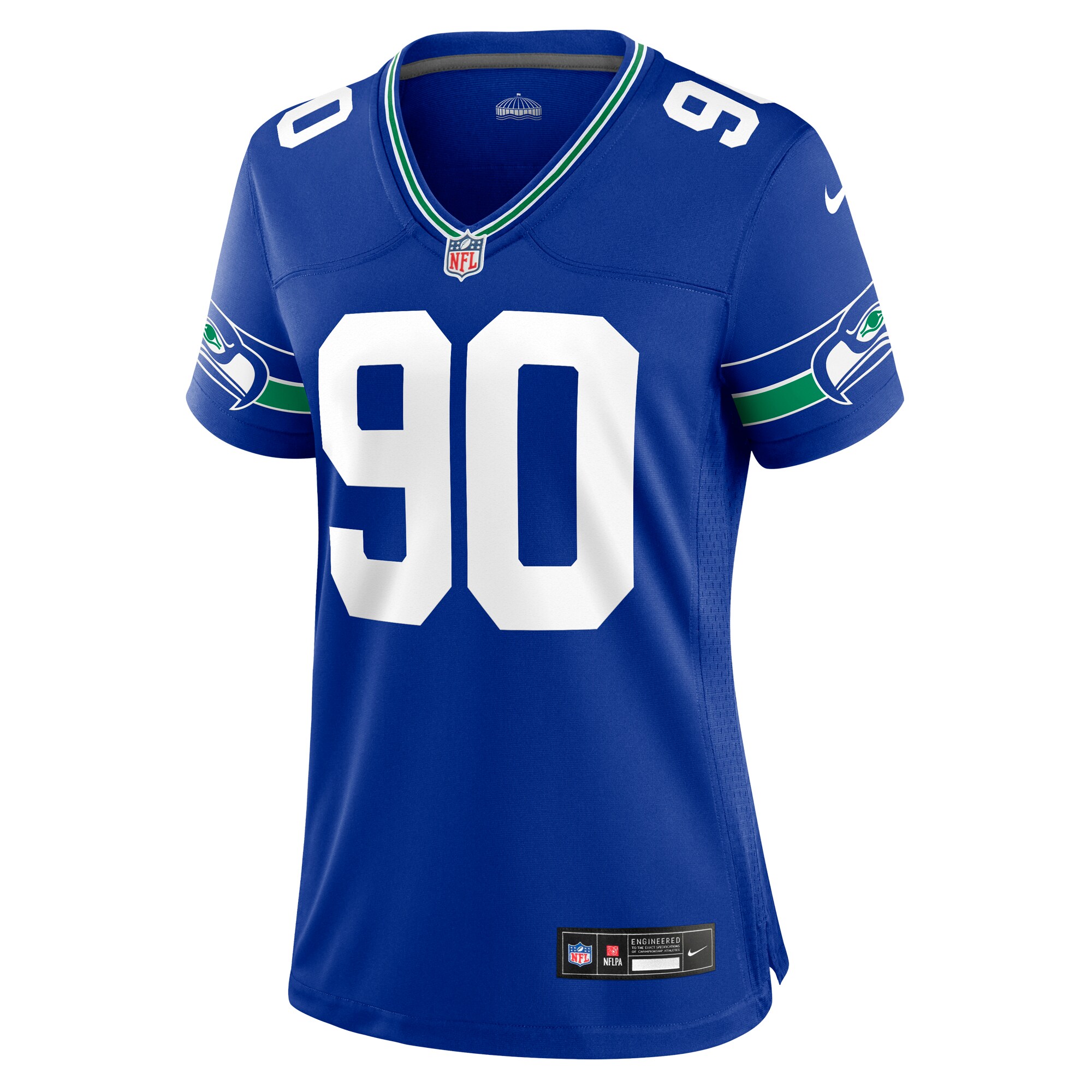 Jarran Reed Seattle Seahawks Nike Women’s Throwback Player Game Jersey – Royal Clowdercats