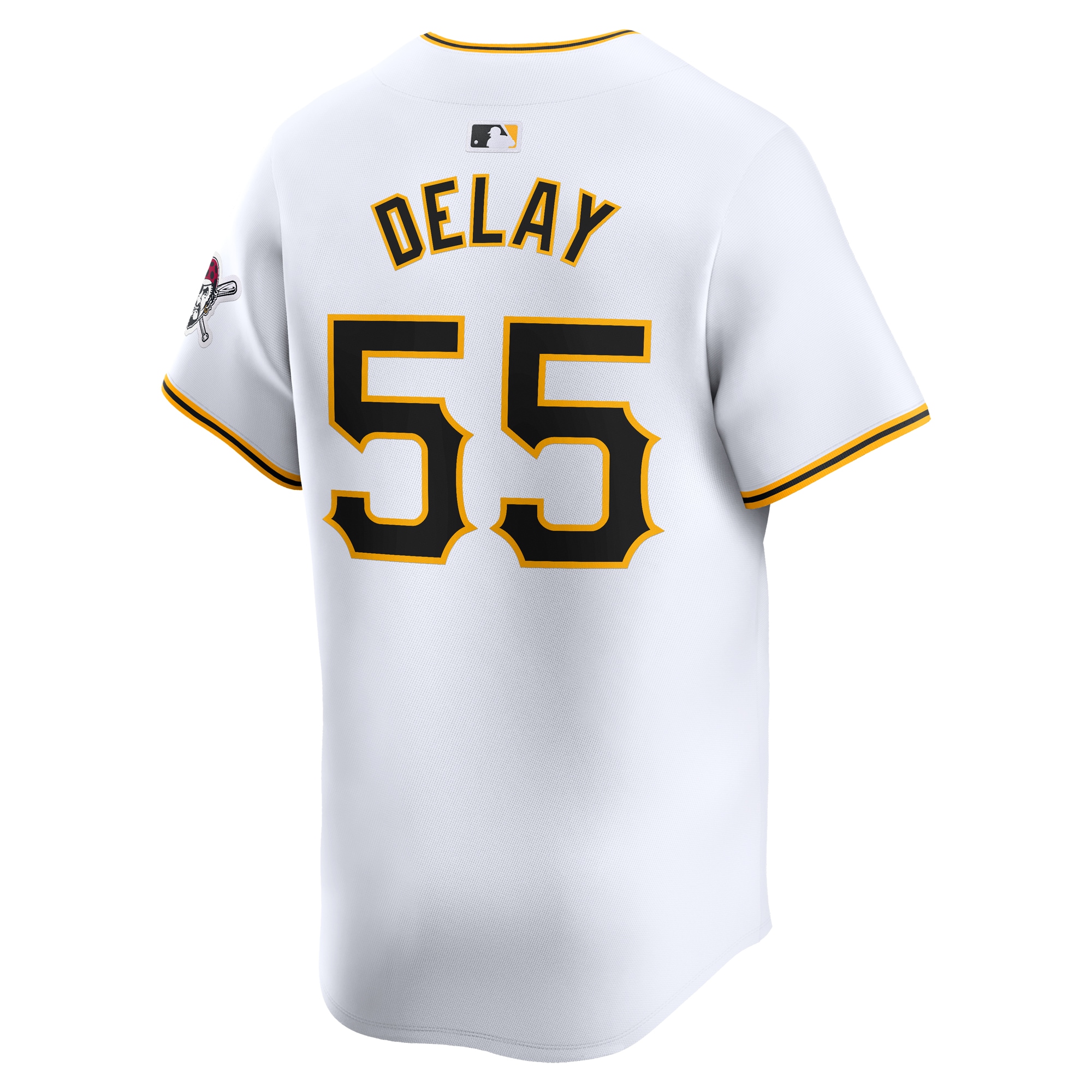 Jason Delay Pittsburgh Pirates Nike Home Limited Player Jersey – White