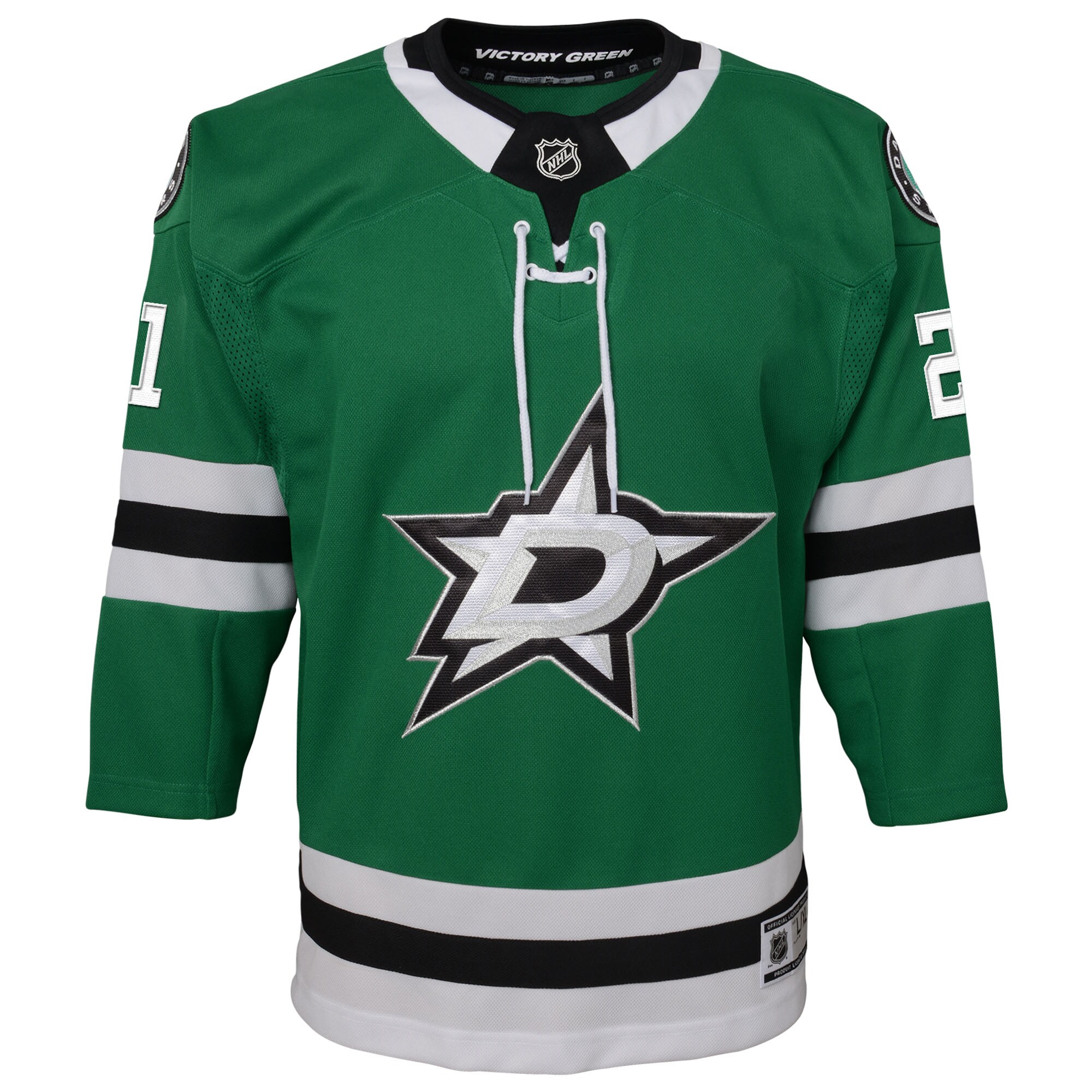 Jason Robertson Dallas Stars Youth Home Premier Player Jersey – Kelly Green Clowdercats