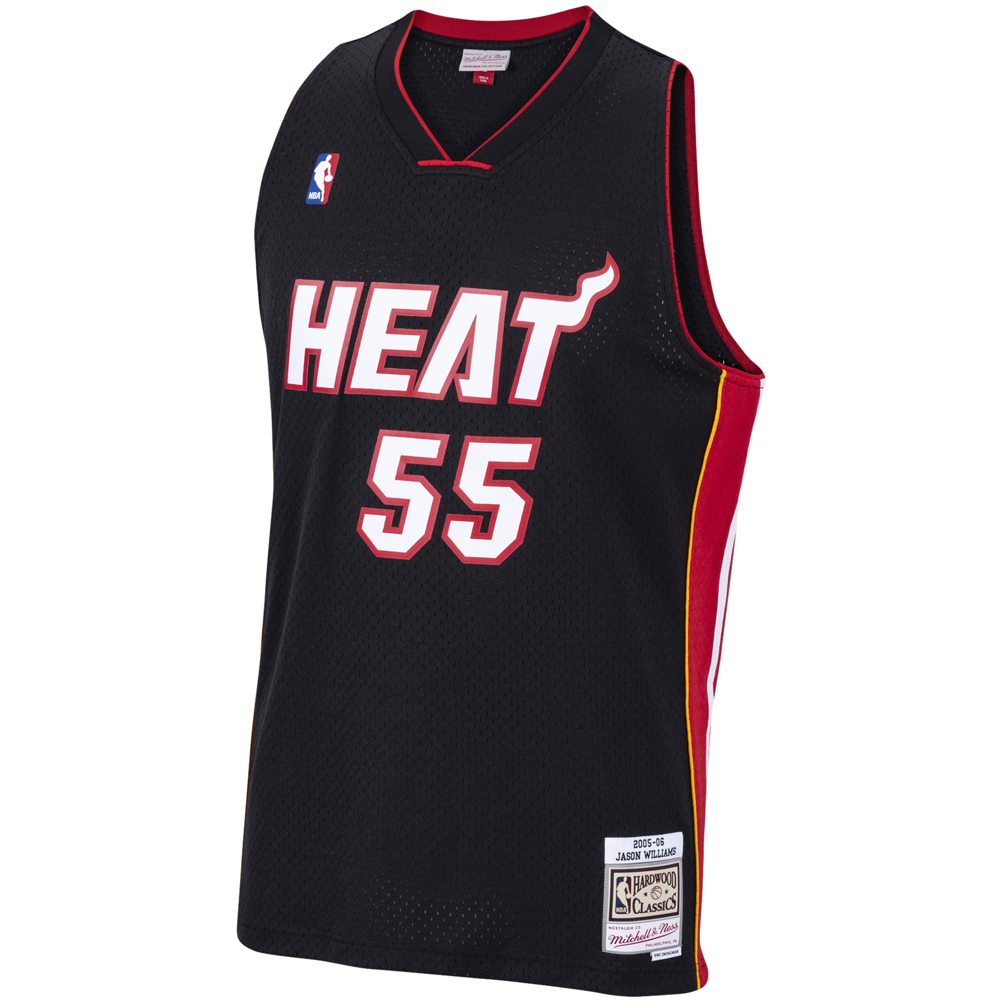 Jason Williams Miami Heat Mitchell & Ness 2005/06 Hardwood Classics Swingman Jersey – Black Clowdercats