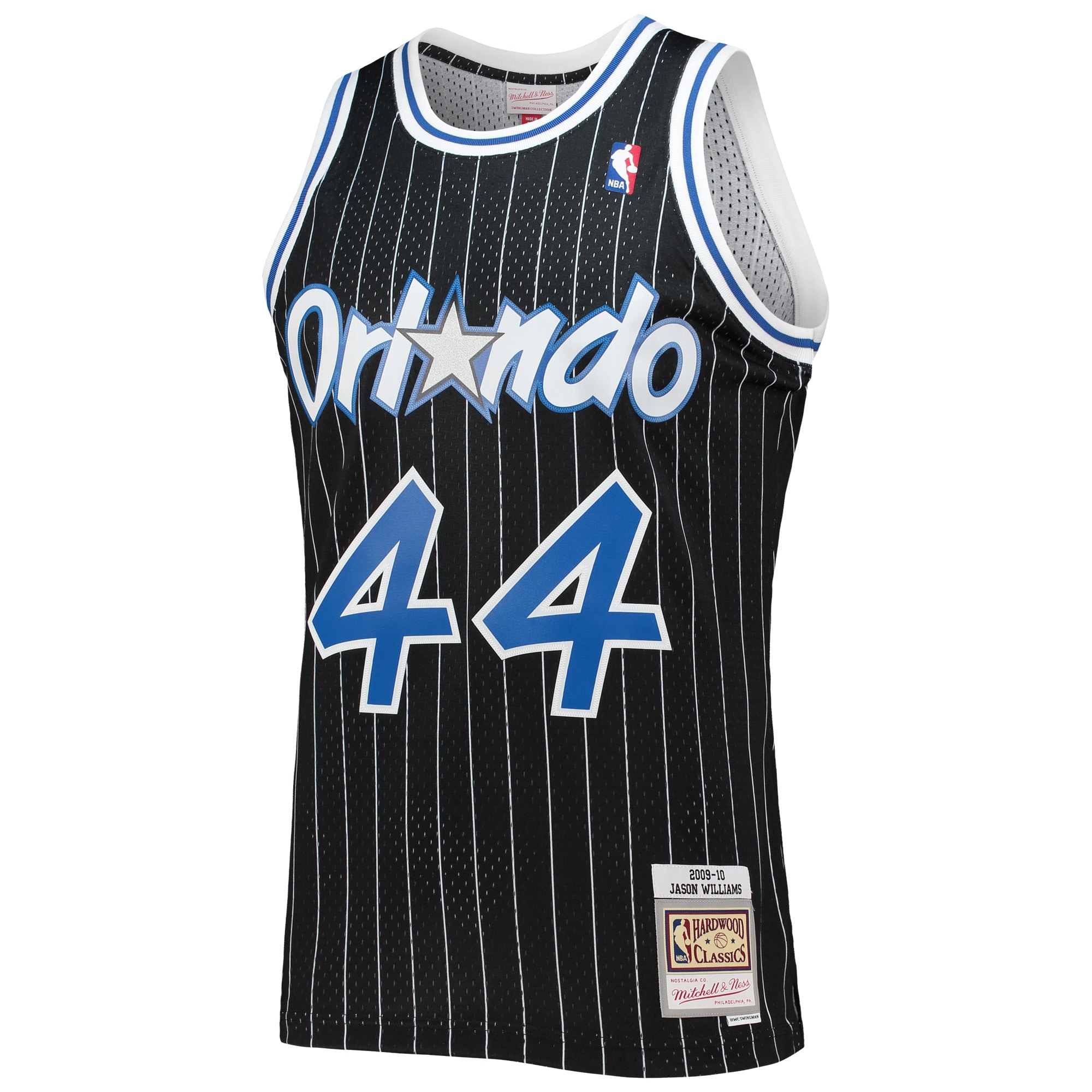Jason Williams Orlando Magic Mitchell & Ness 2009/10 Hardwood Classics Swingman Jersey – Black Clowdercats