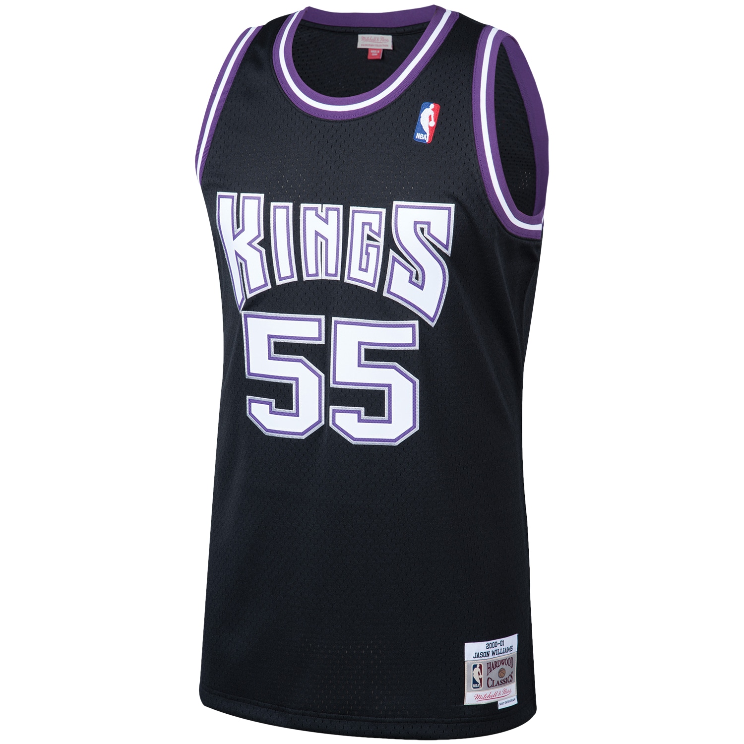 Jason Williams Sacramento Kings Mitchell & Ness 2000/01 Hardwood Classics Swingman Jersey – Black Clowdercats