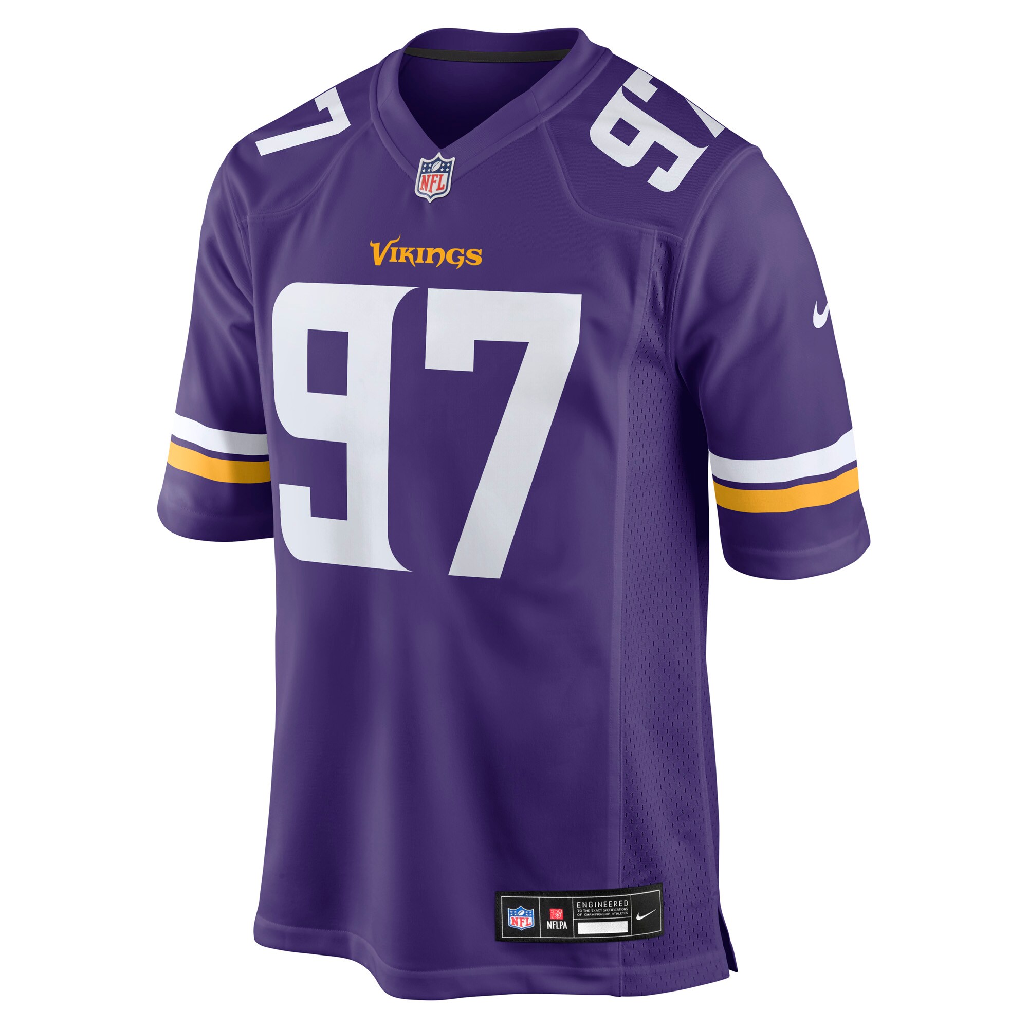 Javon Hargrave Minnesota Vikings Nike Team Game Jersey – Purple Clowdercats