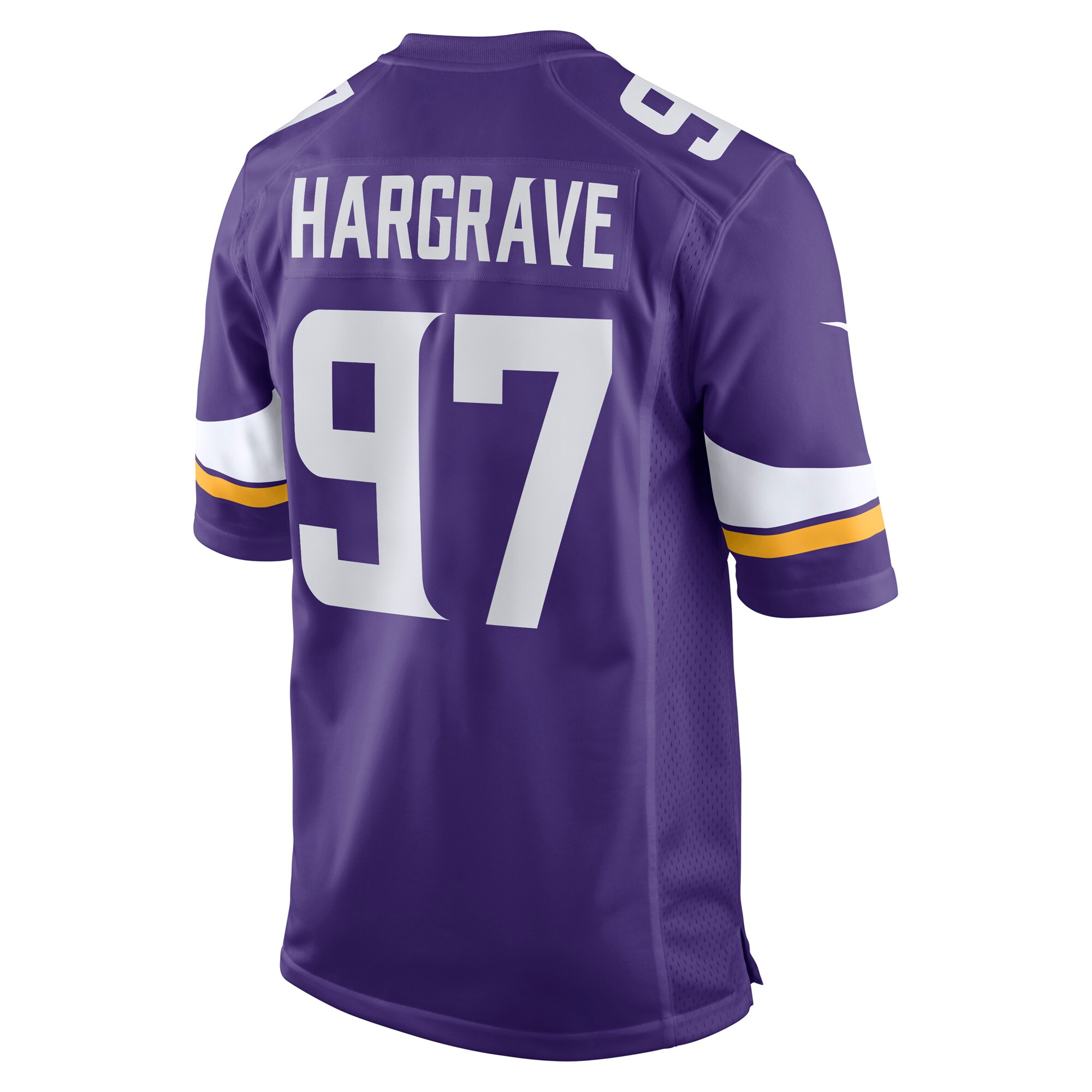 Javon Hargrave Minnesota Vikings Nike Team Game Jersey – Purple Clowdercats