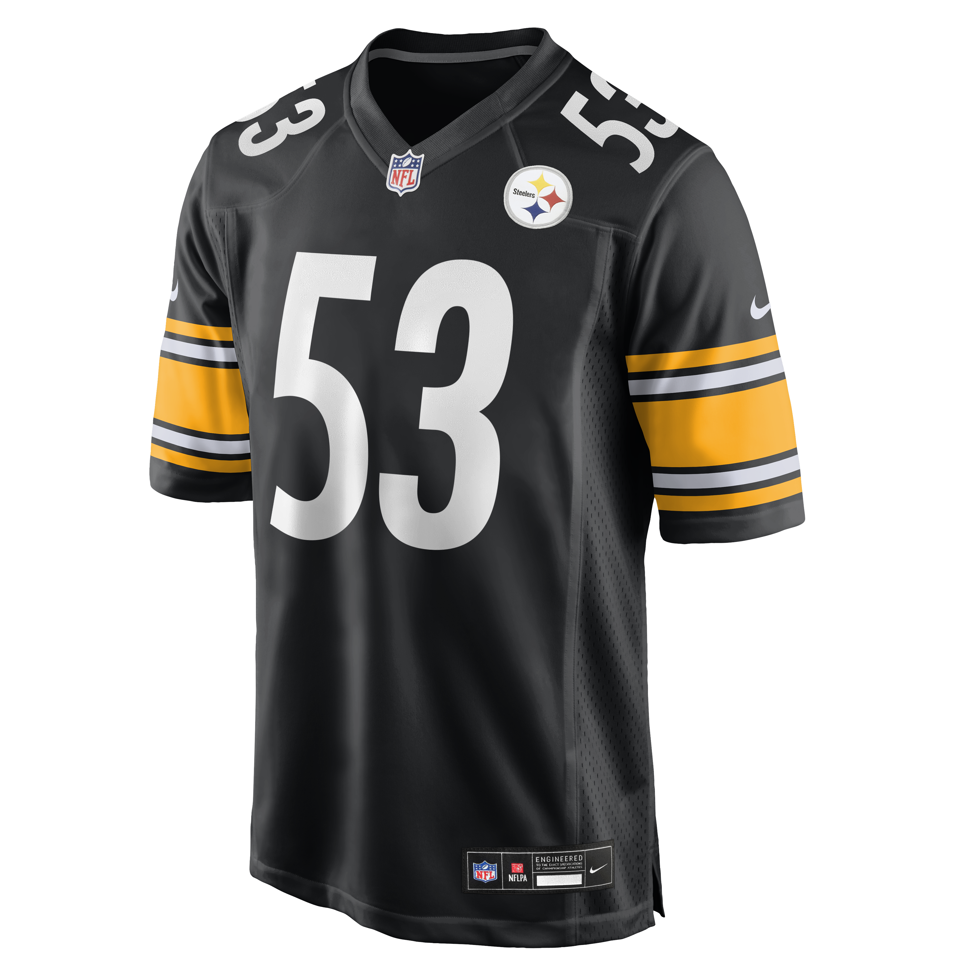 JaWhaun Bentley Pittsburgh Steelers Nike Team Game Jersey – Black Clowdercats