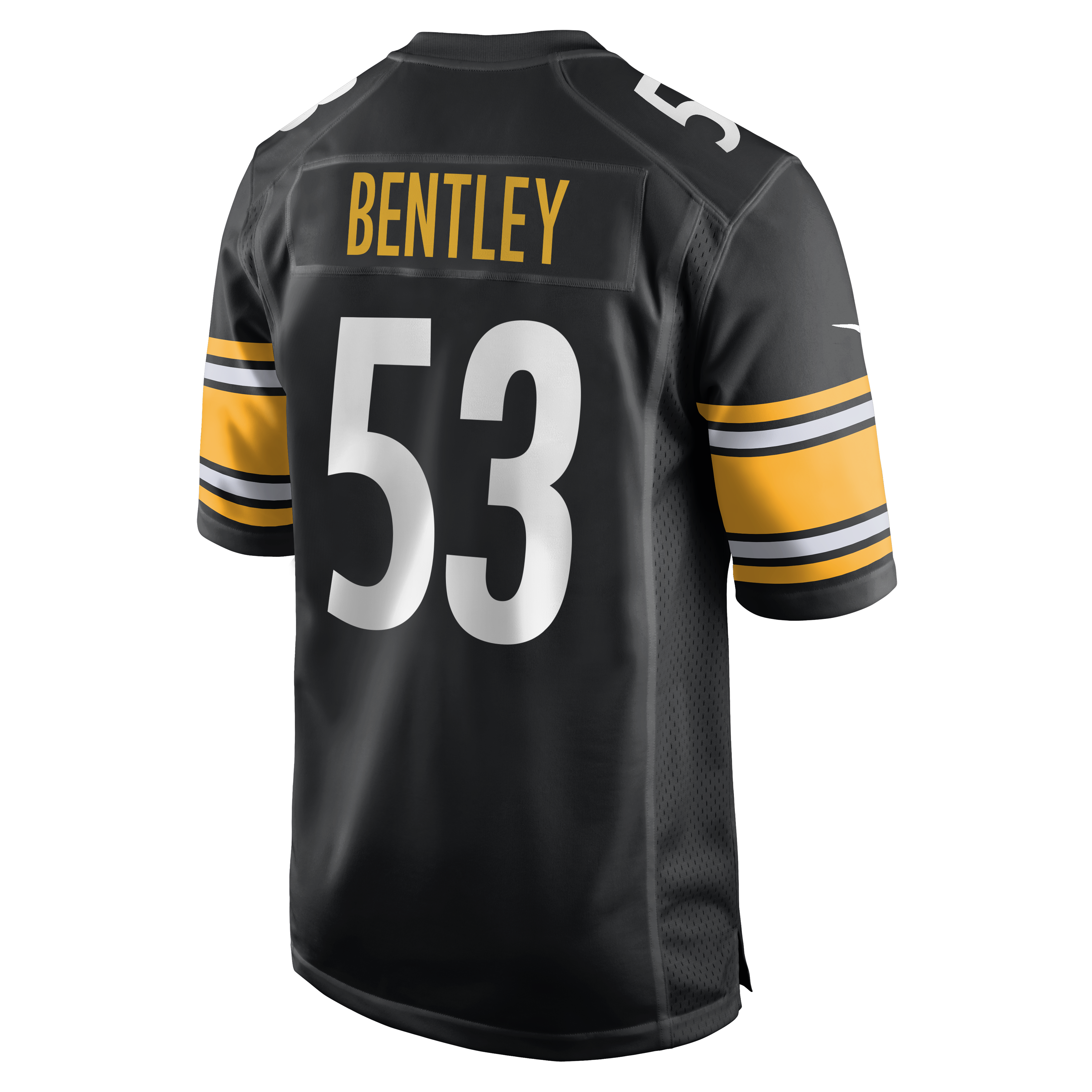 JaWhaun Bentley Pittsburgh Steelers Nike Team Game Jersey – Black Clowdercats