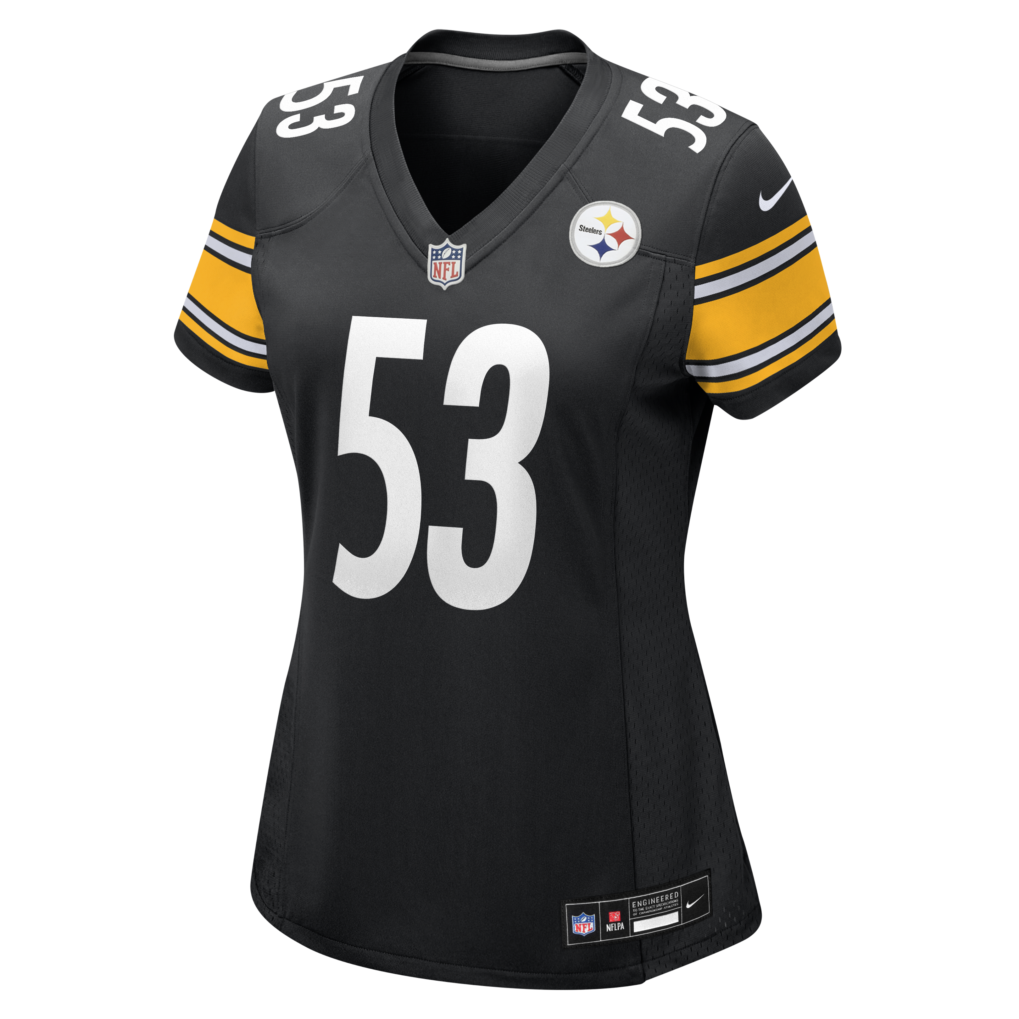 JaWhaun Bentley Pittsburgh Steelers Nike Women’s Team Game Jersey – Black Clowdercats