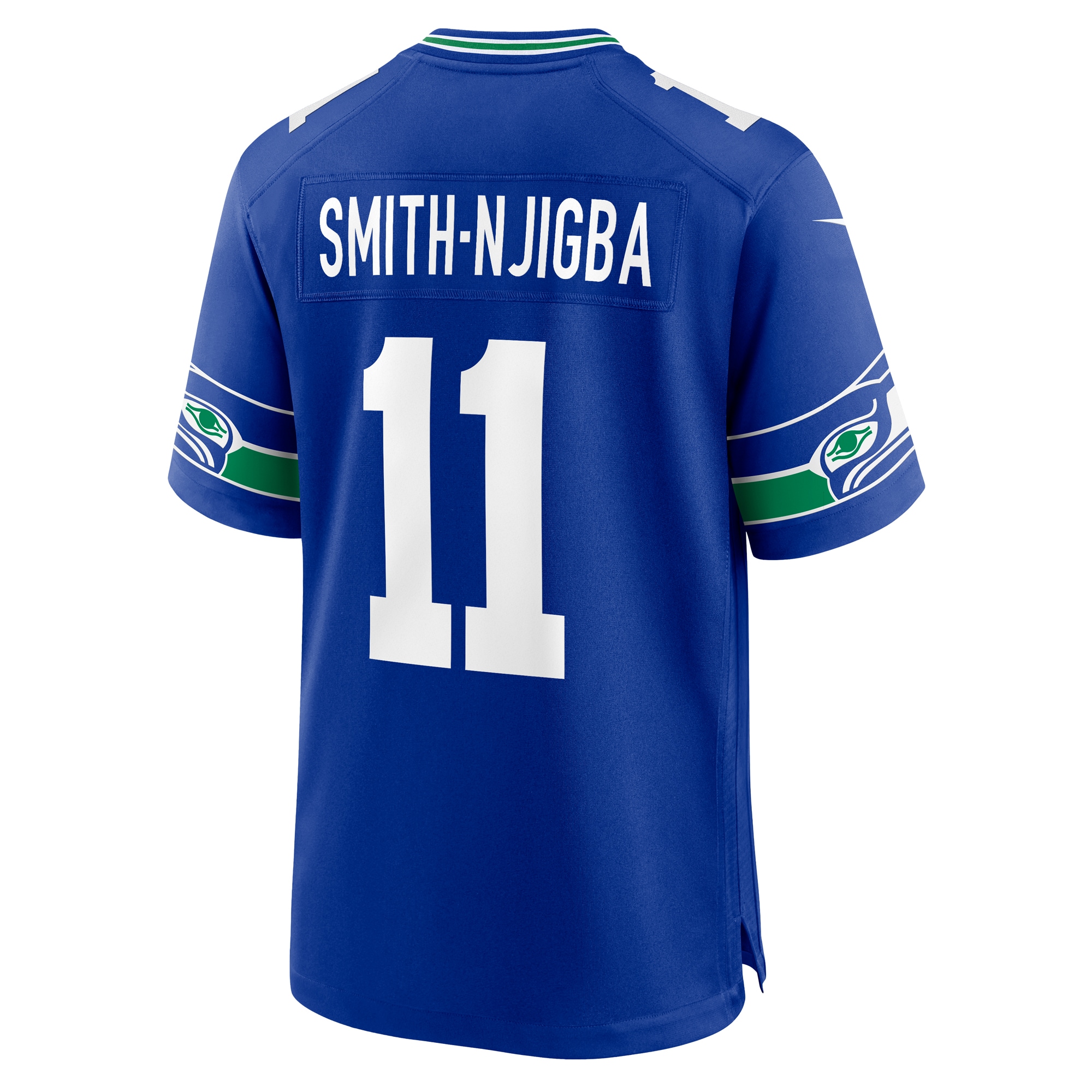 Jaxon Smith-Njigba Seattle Seahawks Nike Throwback Player Game Jersey – Royal Clowdercats