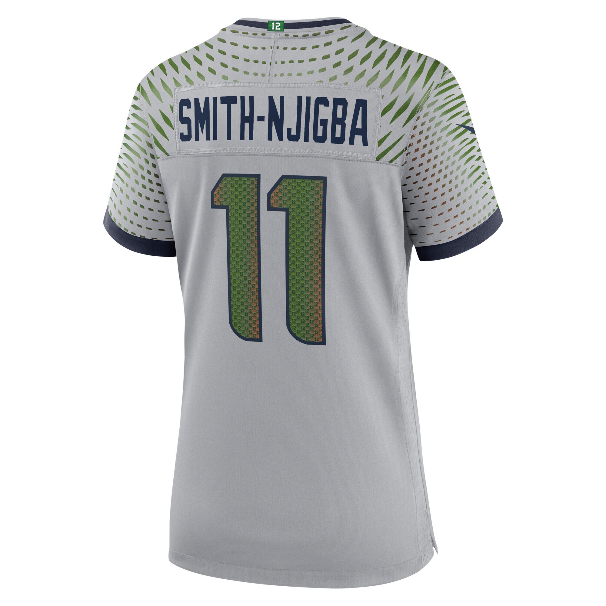 Jaxon Smith-Njigba Seattle Seahawks Nike Women’s 2025 Rivalries Collection Game Jersey – Wolf Gray Clowdercats