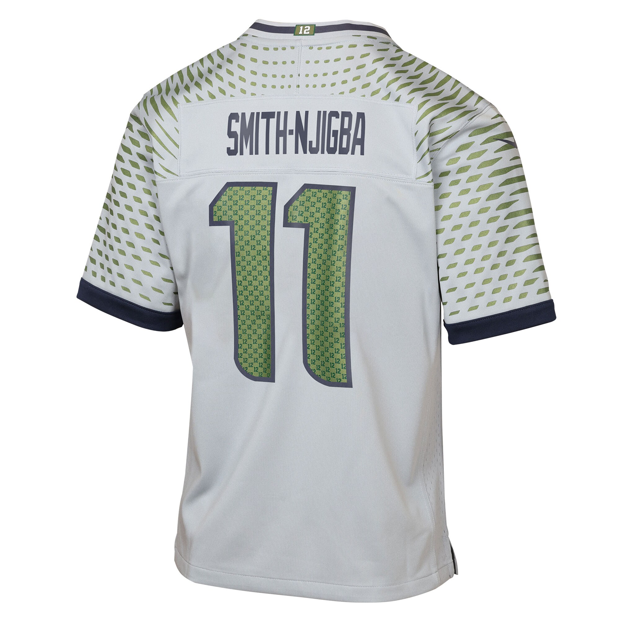Jaxon Smith-Njigba Seattle Seahawks Nike Youth 2025 Rivalries Collection Game Jersey – Wolf Gray Clowdercats