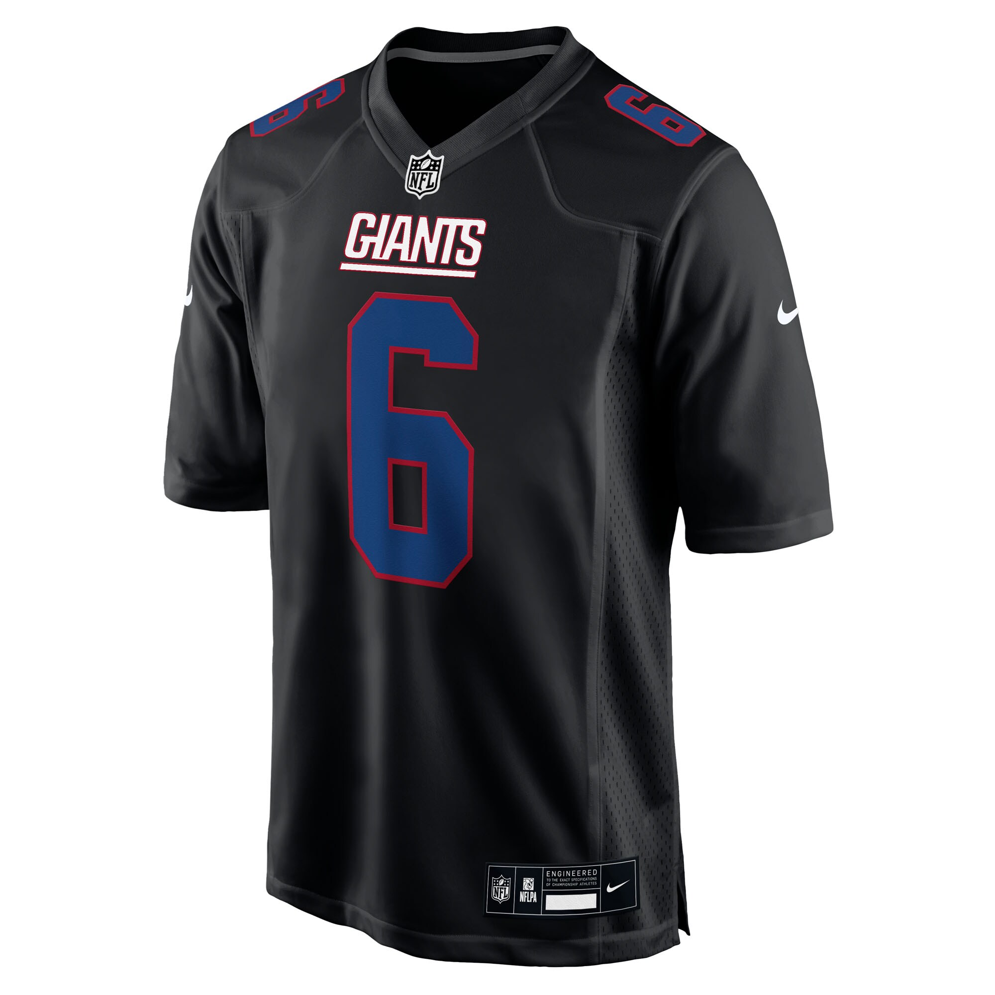 Jaxson Dart New York Giants Nike Fashion Game Jersey – Carbon Black Clowdercats