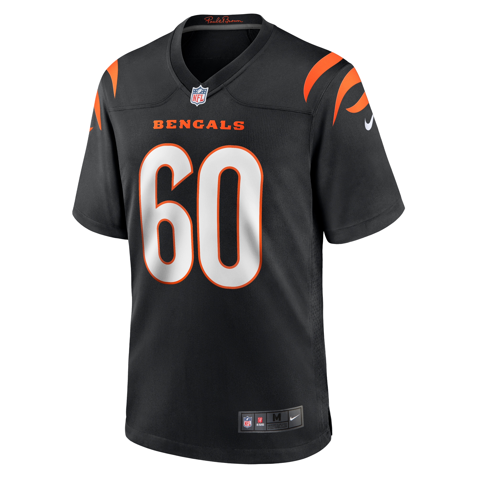 Jaxson Kirkland Cincinnati Bengals Nike Team Game Jersey – Black Clowdercats