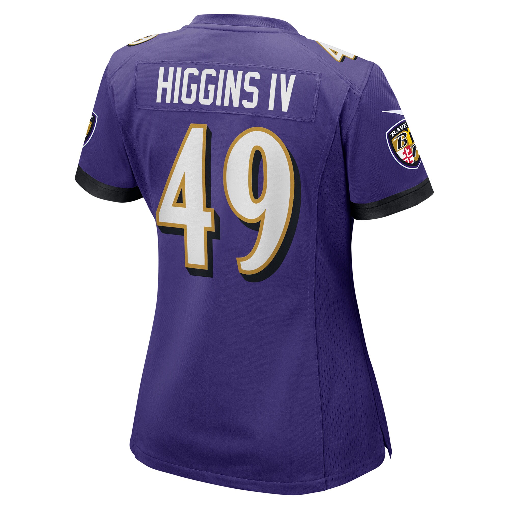 Jay Higgins IV Baltimore Ravens Nike Women’s Team Game Jersey – Purple Clowdercats