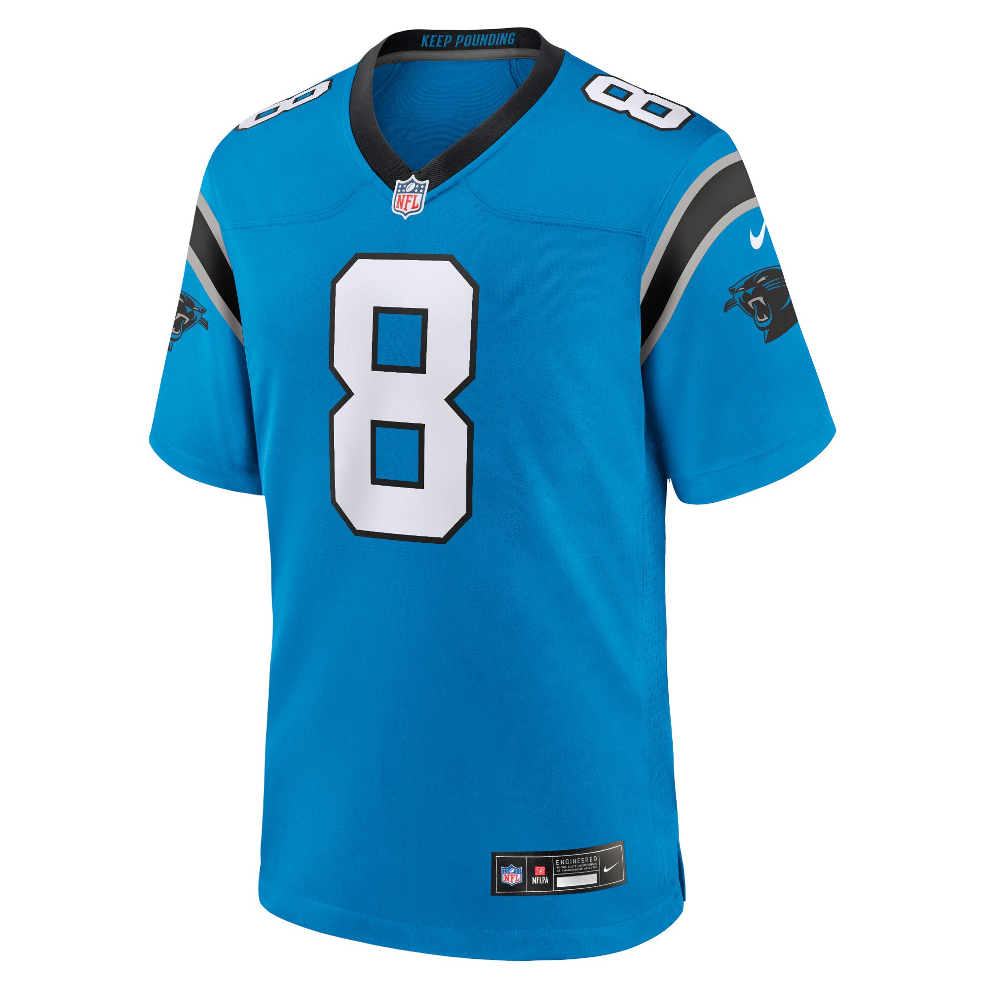 Jaycee Horn Carolina Panthers Nike Alternate Game Jersey – Blue Clowdercats