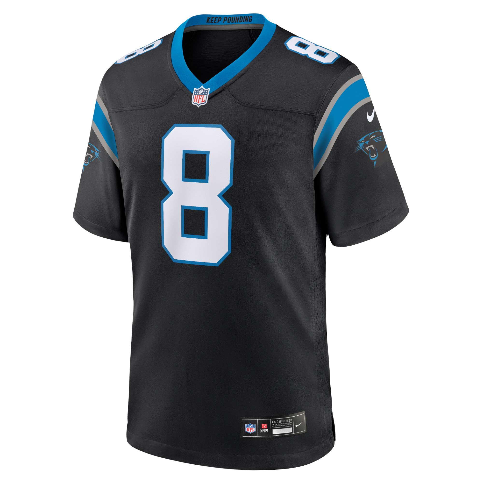 Jaycee Horn Carolina Panthers Nike Game Jersey – Black Clowdercats