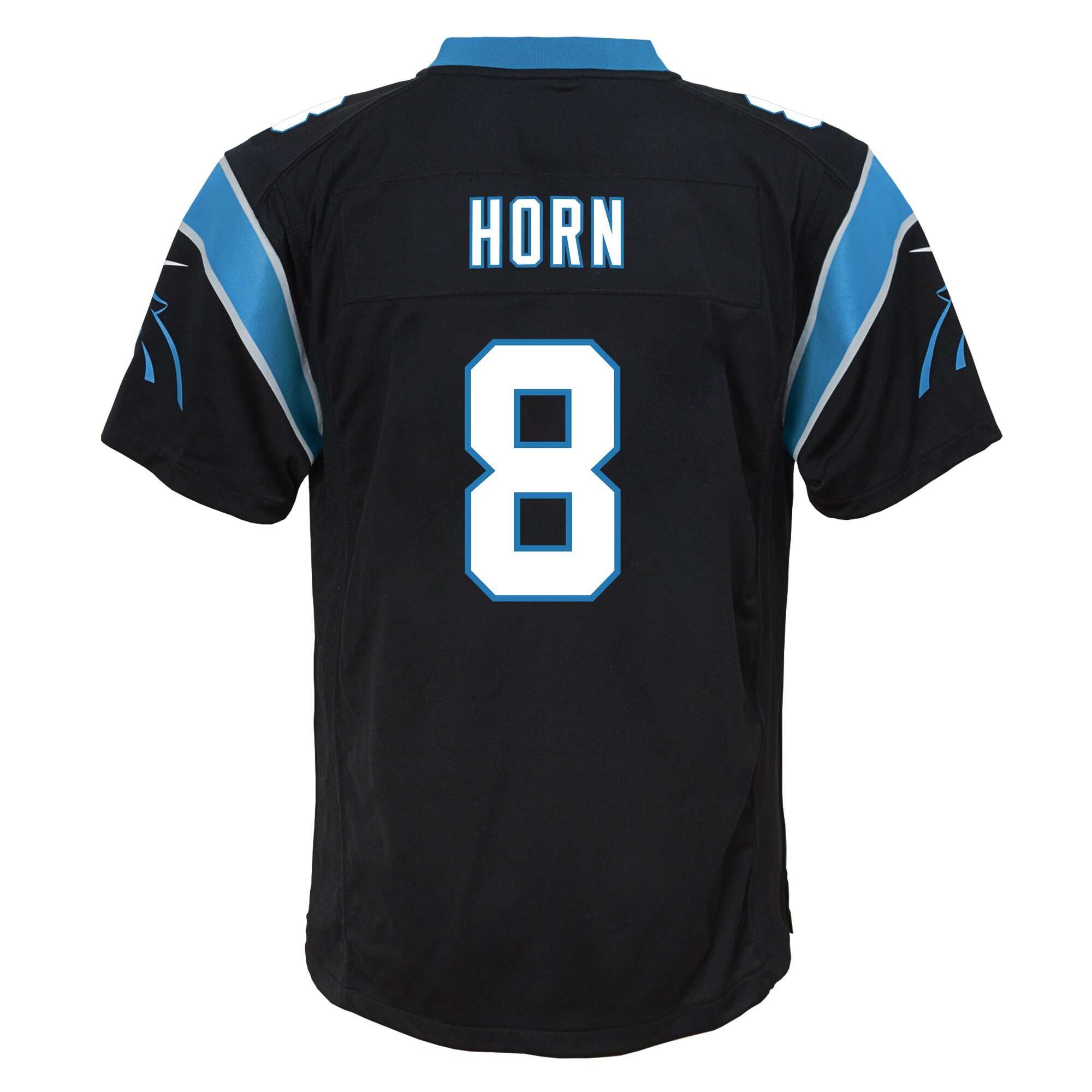 Jaycee Horn Carolina Panthers Nike Youth Game Jersey – Black Clowdercats