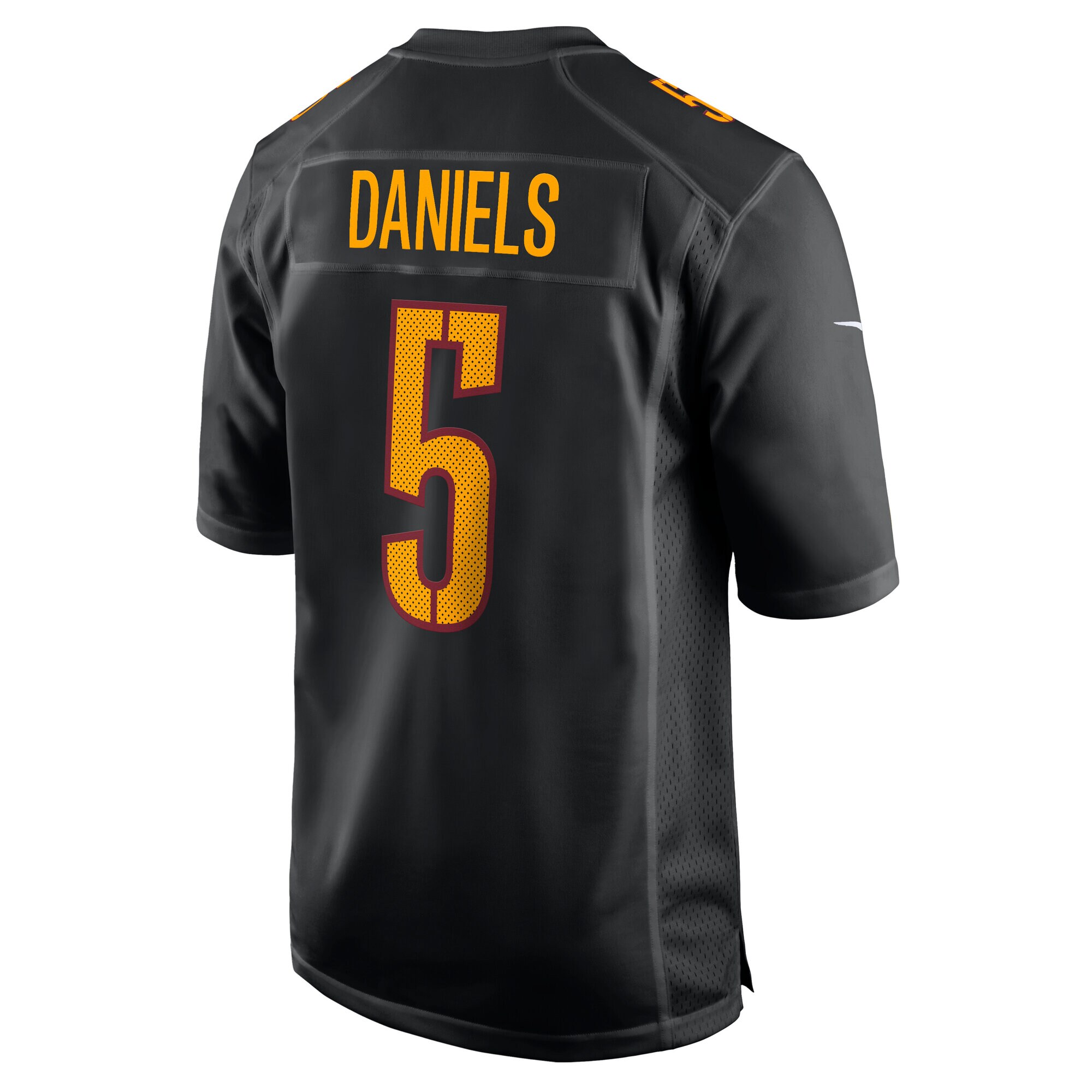 Jayden Daniels Washington Commanders Nike Fashion Jersey – Carbon Black Clowdercats