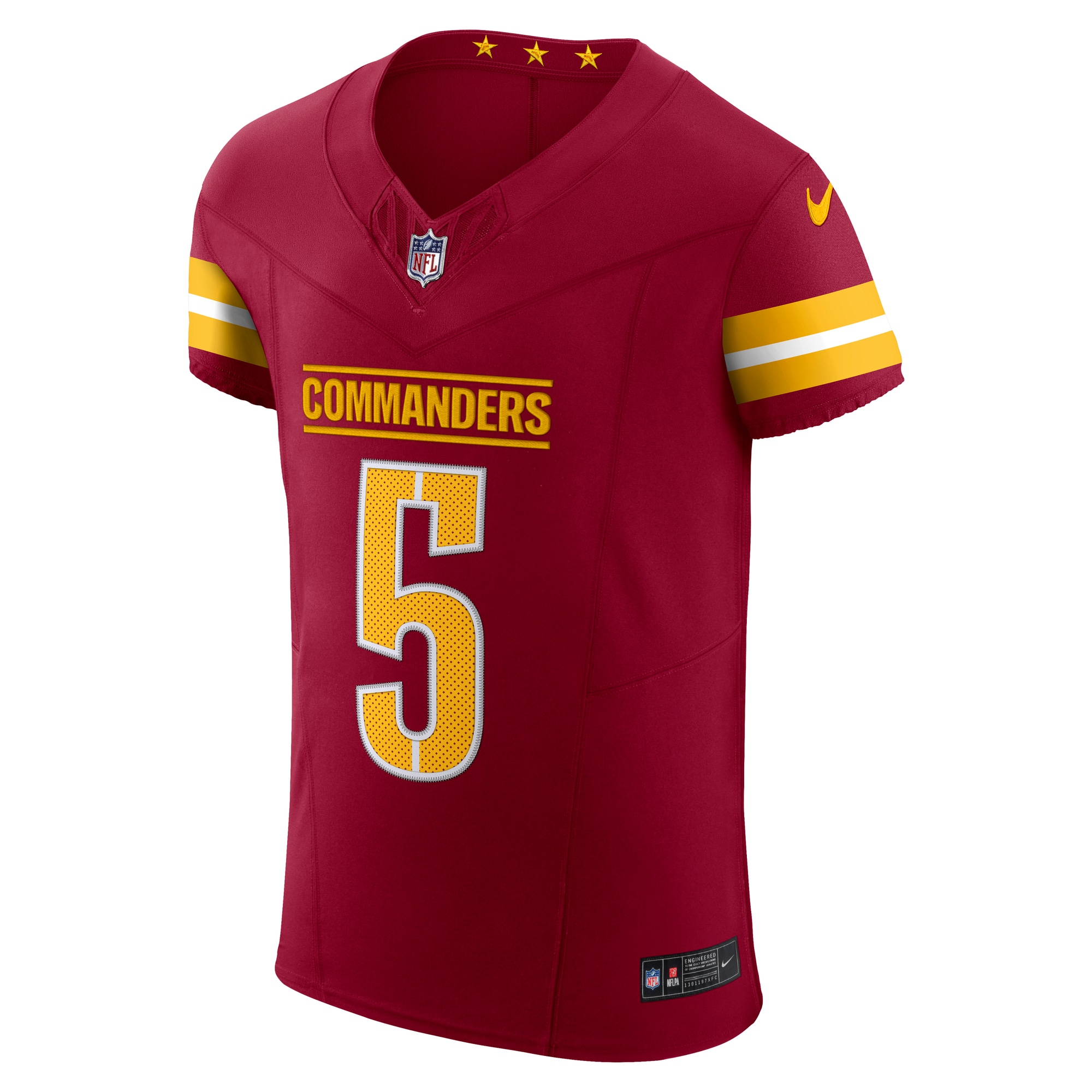 Jayden Daniels Washington Commanders Nike Team Vapor F.U.S.E. Elite Jersey – Burgundy Clowdercats