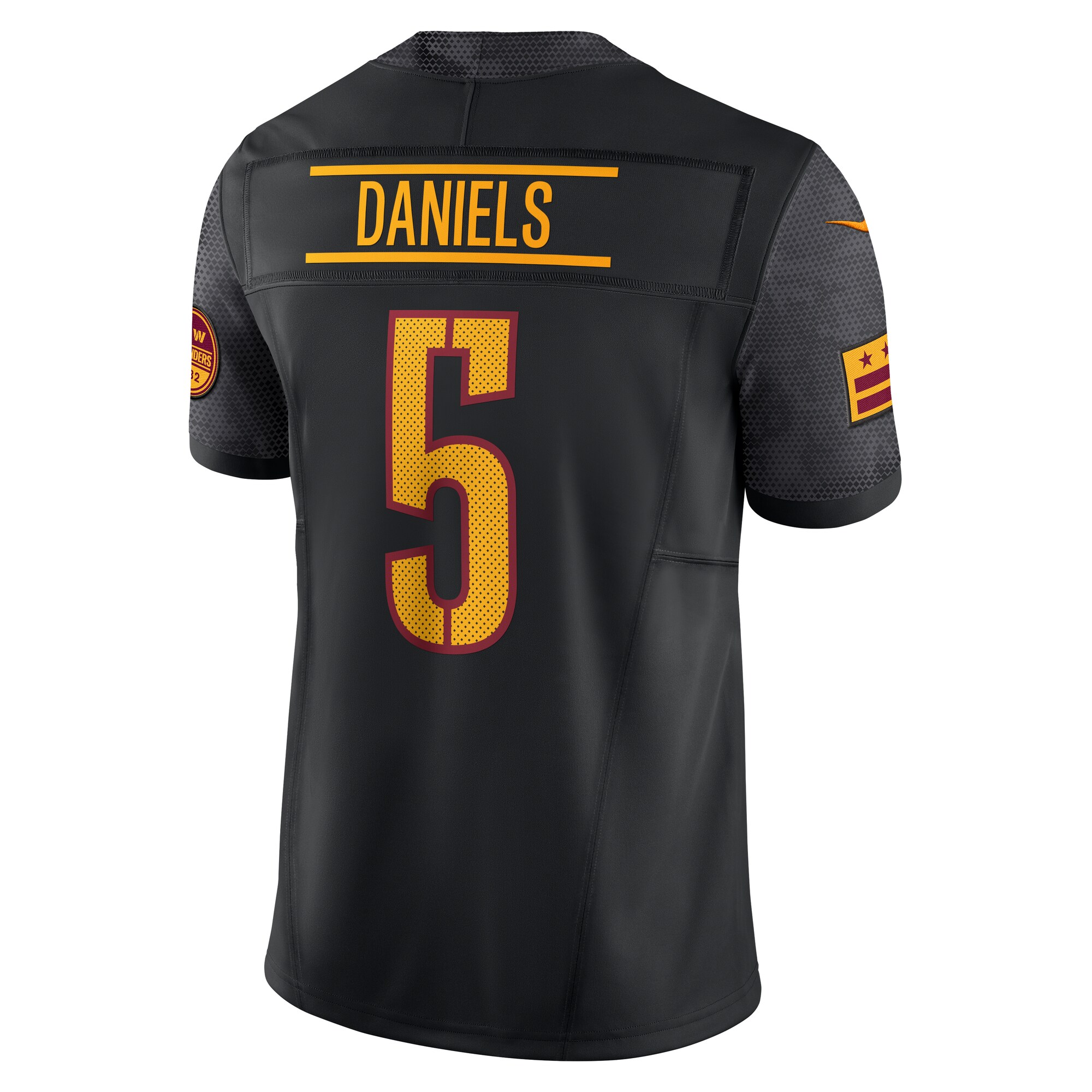 Jayden Daniels Washington Commanders Nike Vapor F.U.S.E. Limited Jersey – Black Clowdercats