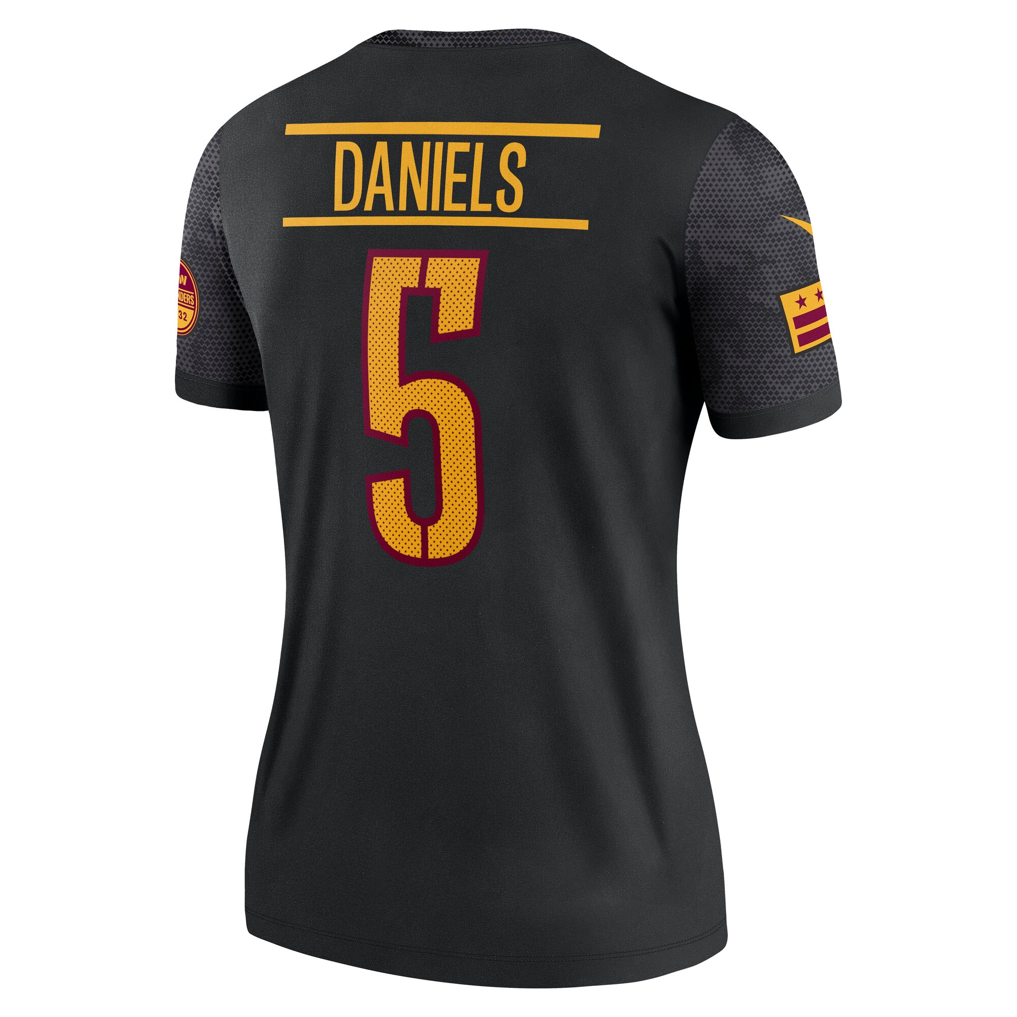 Jayden Daniels Washington Commanders Nike Women’s Legend Player Performance Top – Black Clowdercats