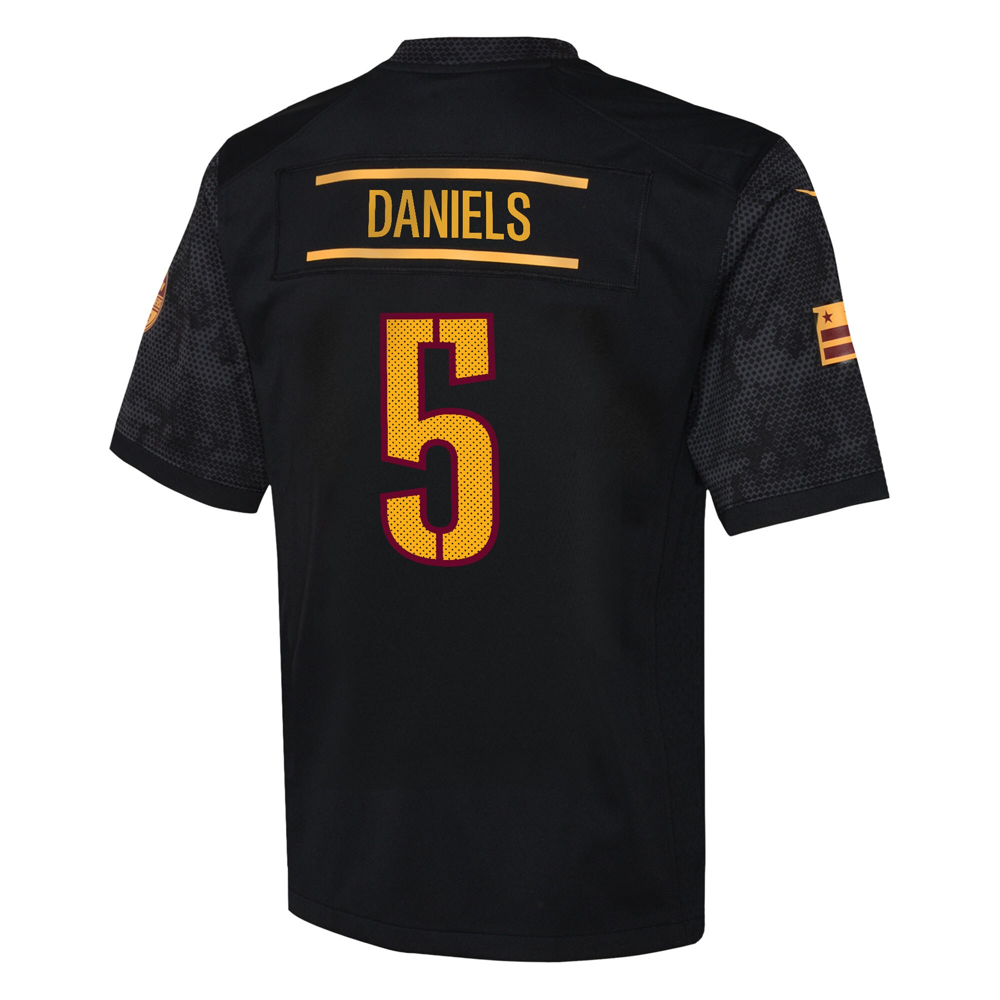 Jayden Daniels Washington Commanders Nike Youth Alternate Game Jersey – Black Clowdercats