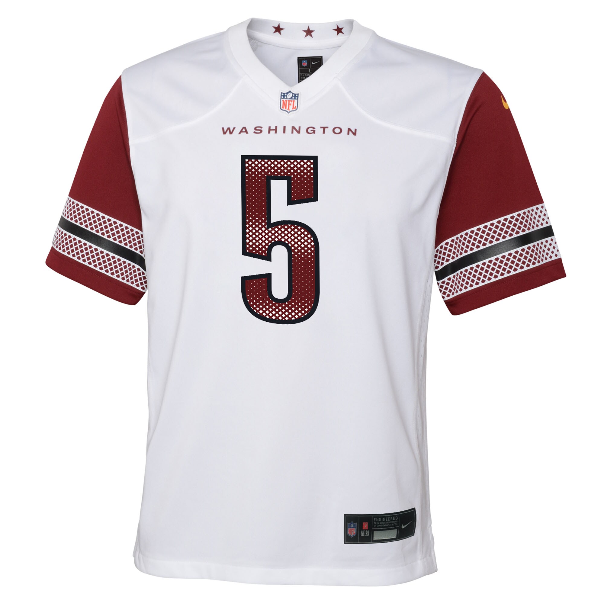 Jayden Daniels Washington Commanders Nike Youth Game Jersey – White Clowdercats