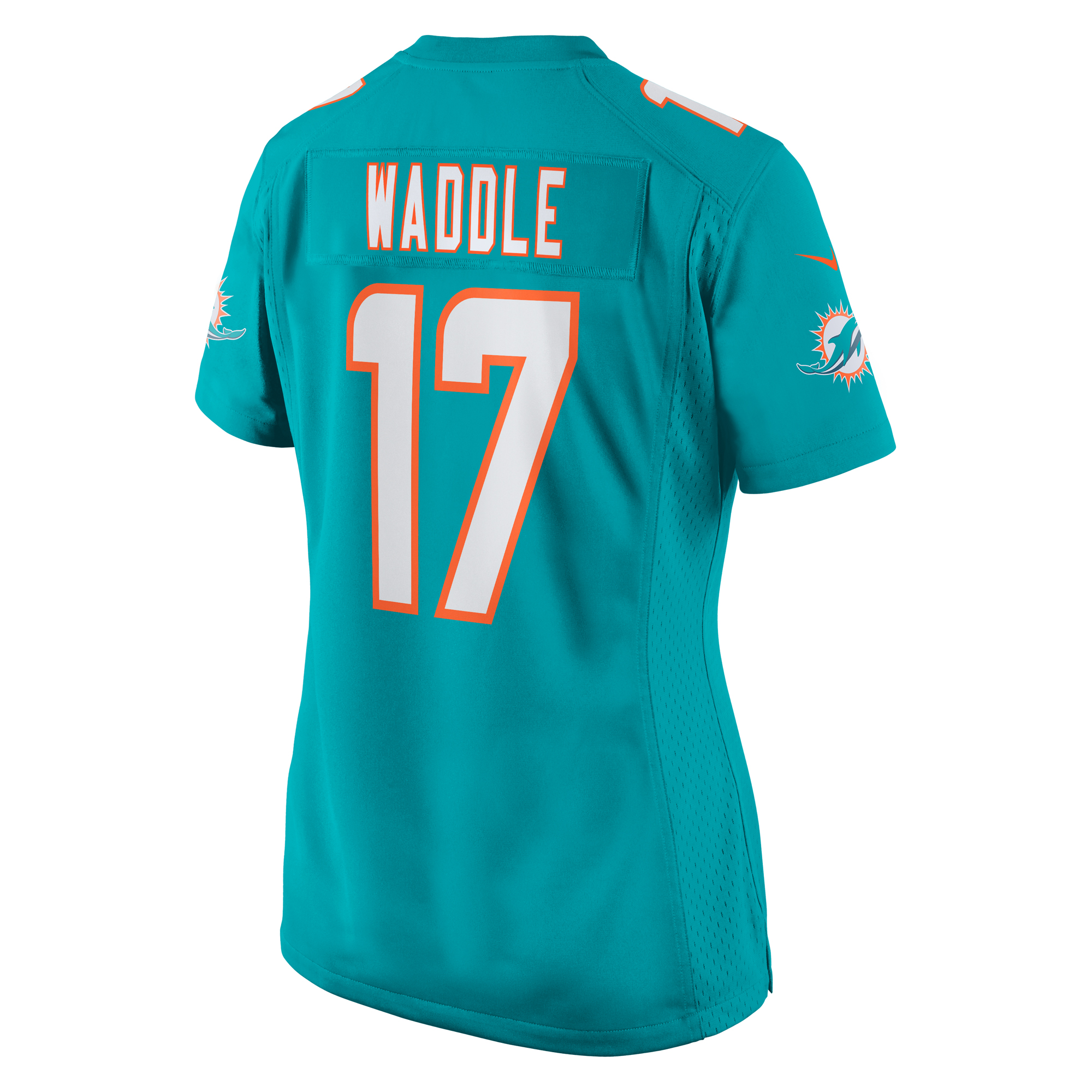 Jaylen Waddle Miami Dolphins Nike Women’s Game Player Jersey – Aqua Clowdercats